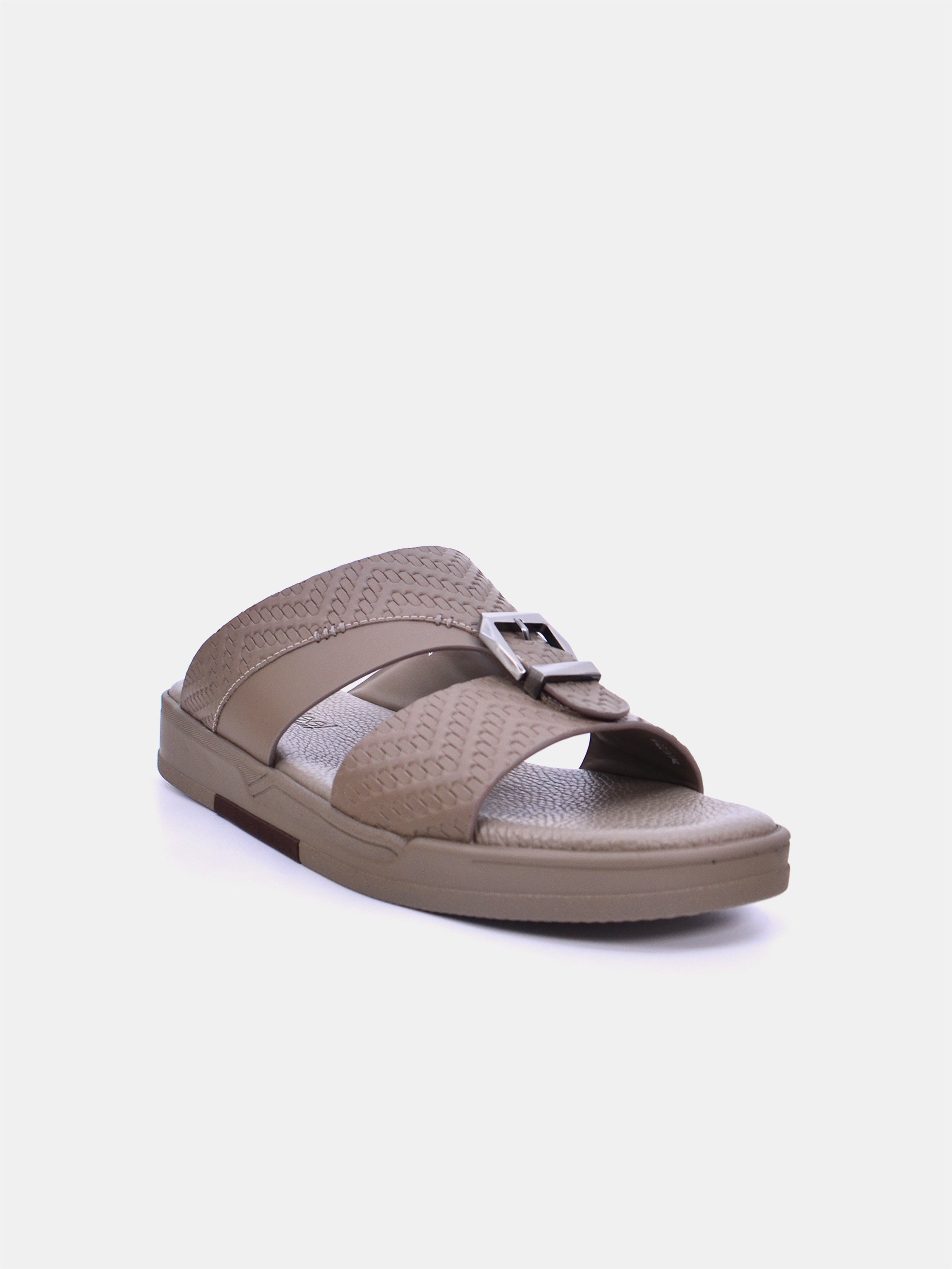 Barjeel Uno TAM Sole B-120 Men Arabic Sandals #color_Beige