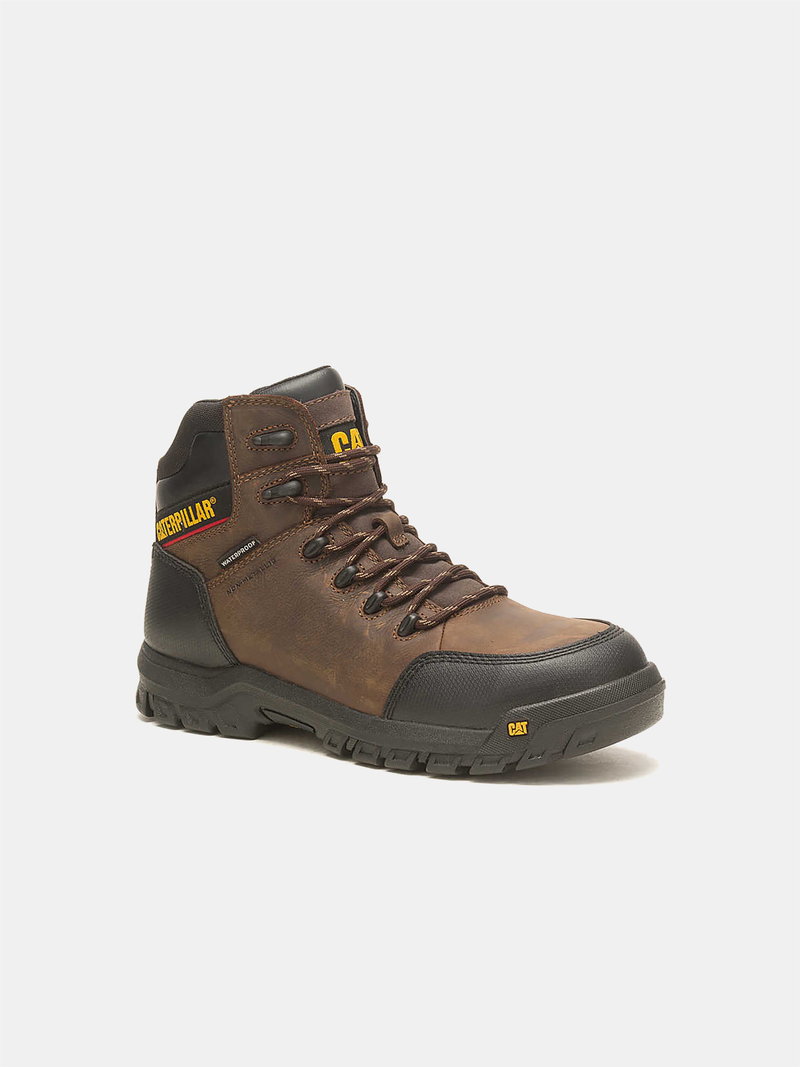 Caterpillar Men's Resorption Waterproof Composite Toe Work Boot #color_brown