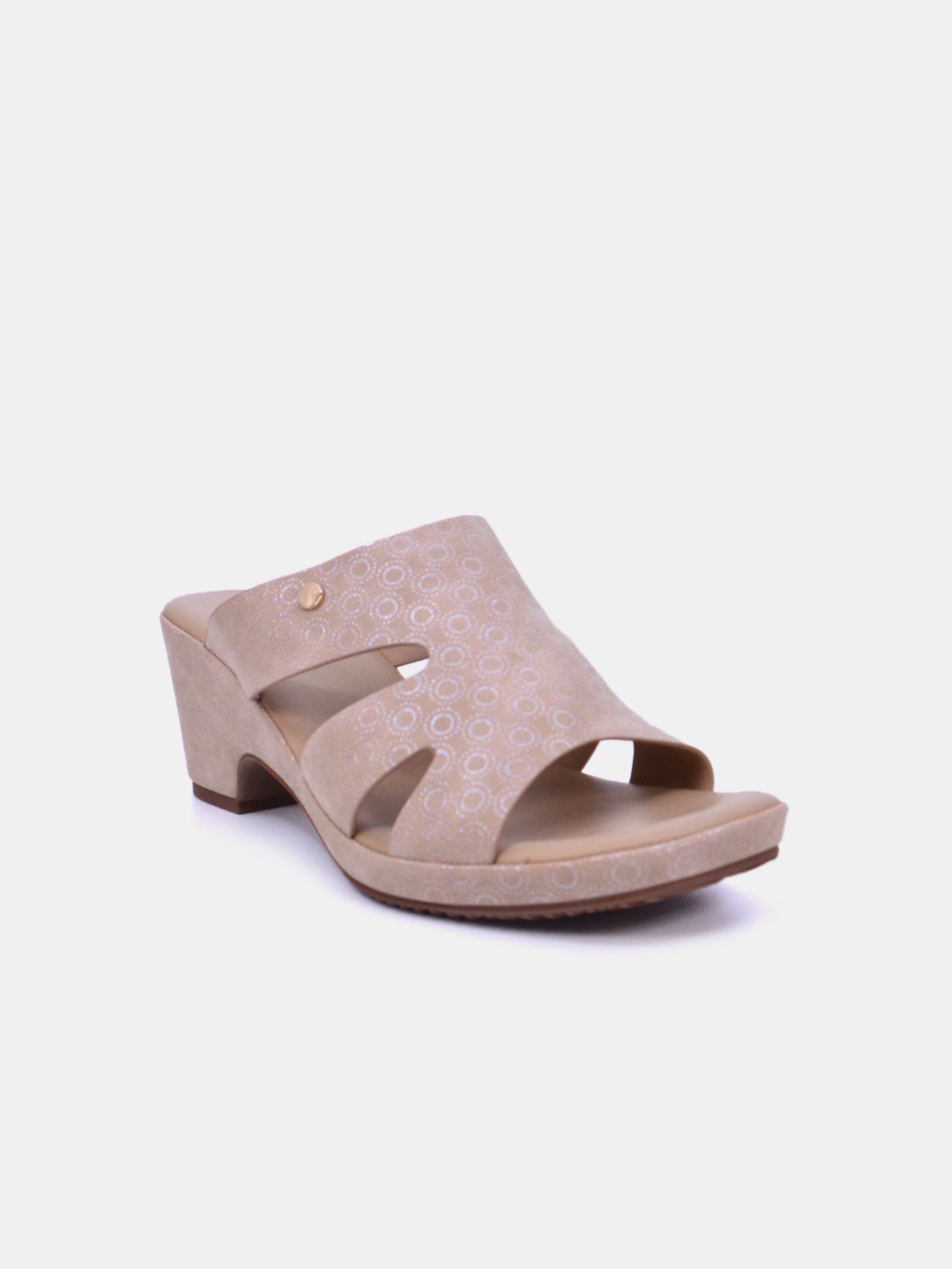 Michelle Morgan 114RJ216 Women's Heeled Sandals #color_Beige