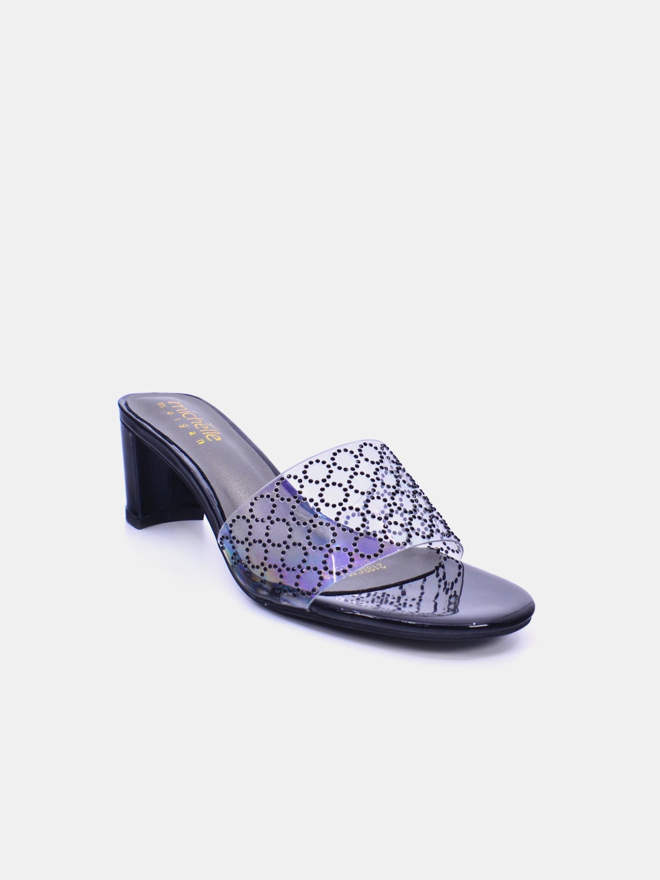 Michelle Morgan 213RC191 Women's Heeled Sandals #color_Black