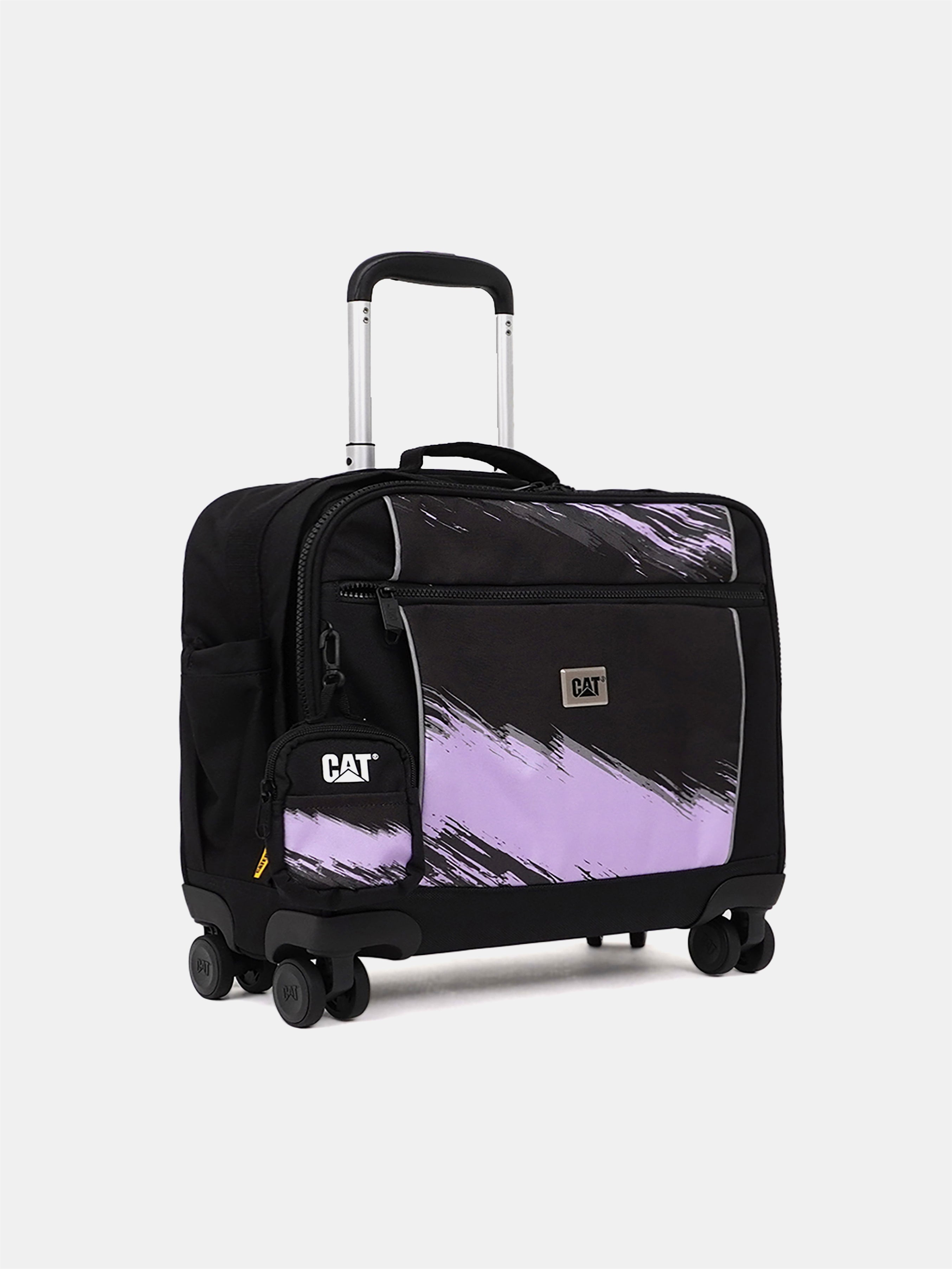 Caterpillar Swiftrider 4Wheel Trolley Bag #color_Brushstroke Lavender