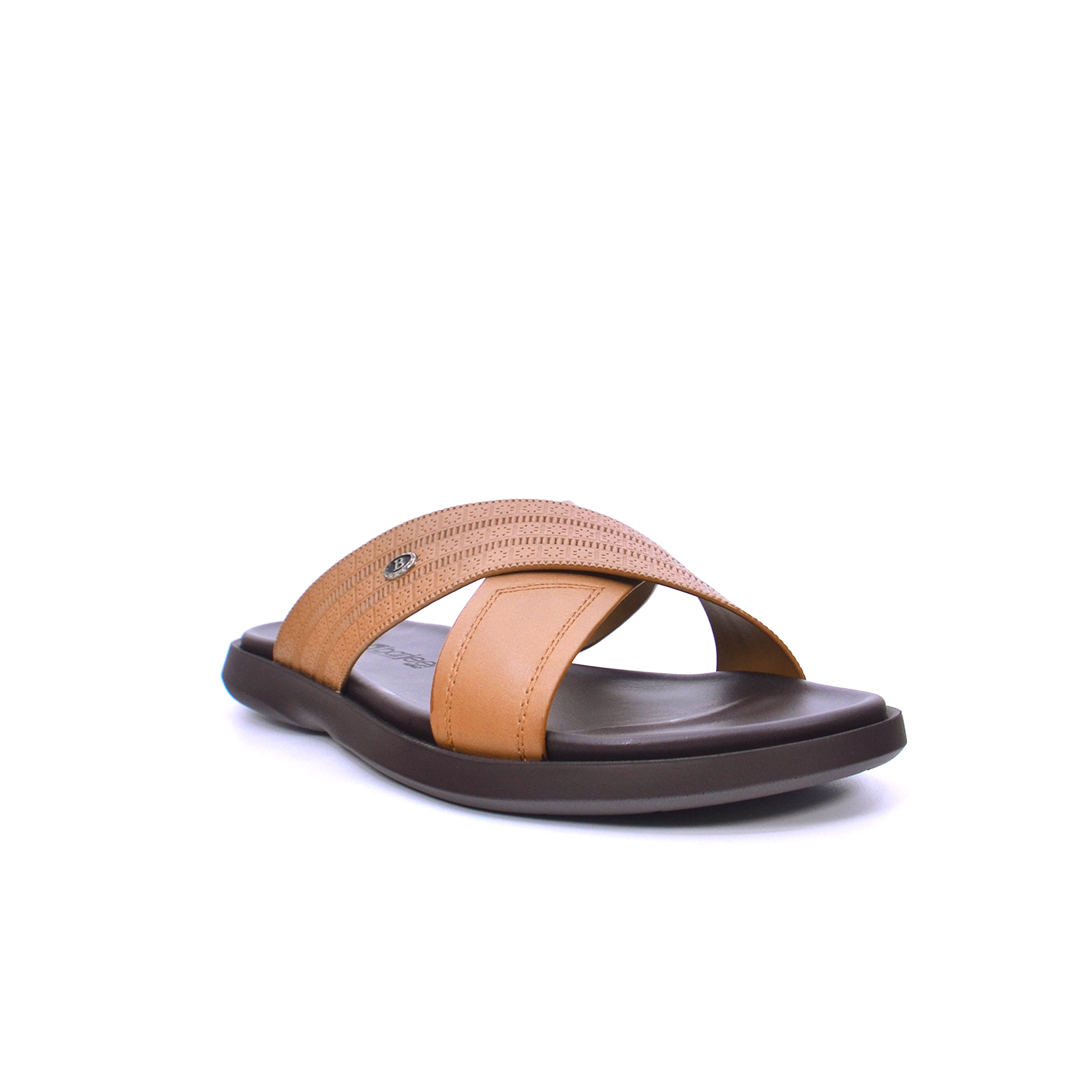 Barjeel Uno 8096-11 Men's Arabic Sandals #color_Brown