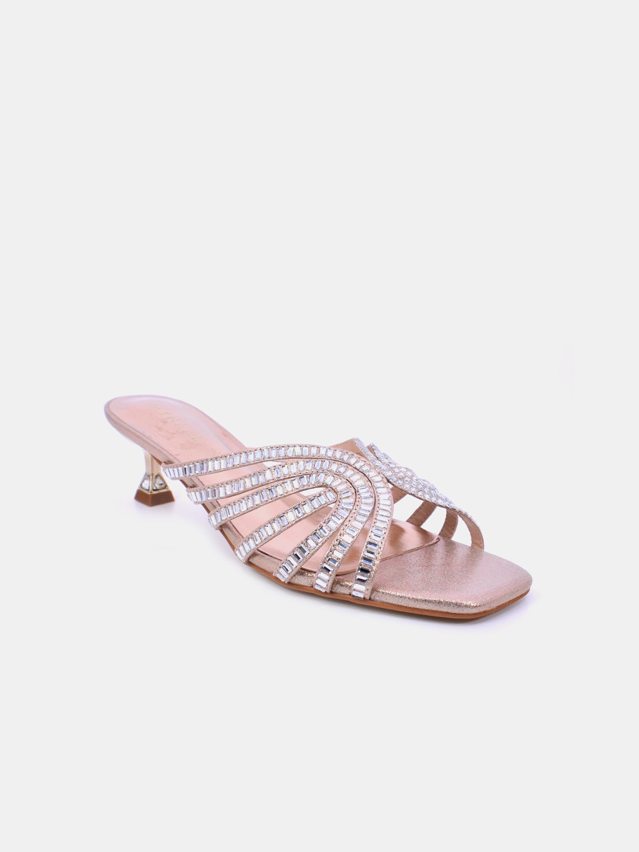 Mynaal Verde Women's Kitten Heel Sandals #color_Beige