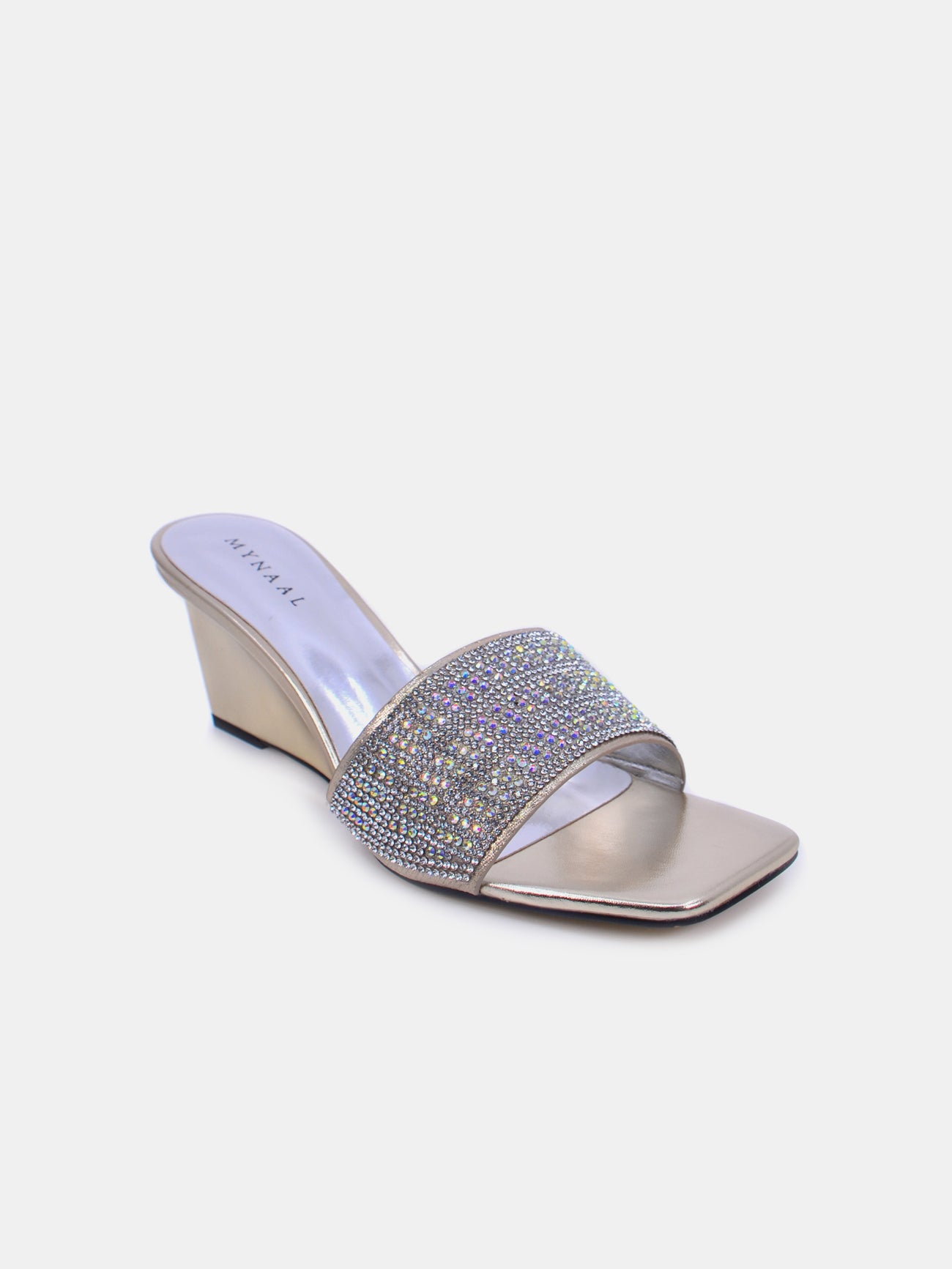 Mynaal Quivra Women's Wedge Sandals #color_Gold