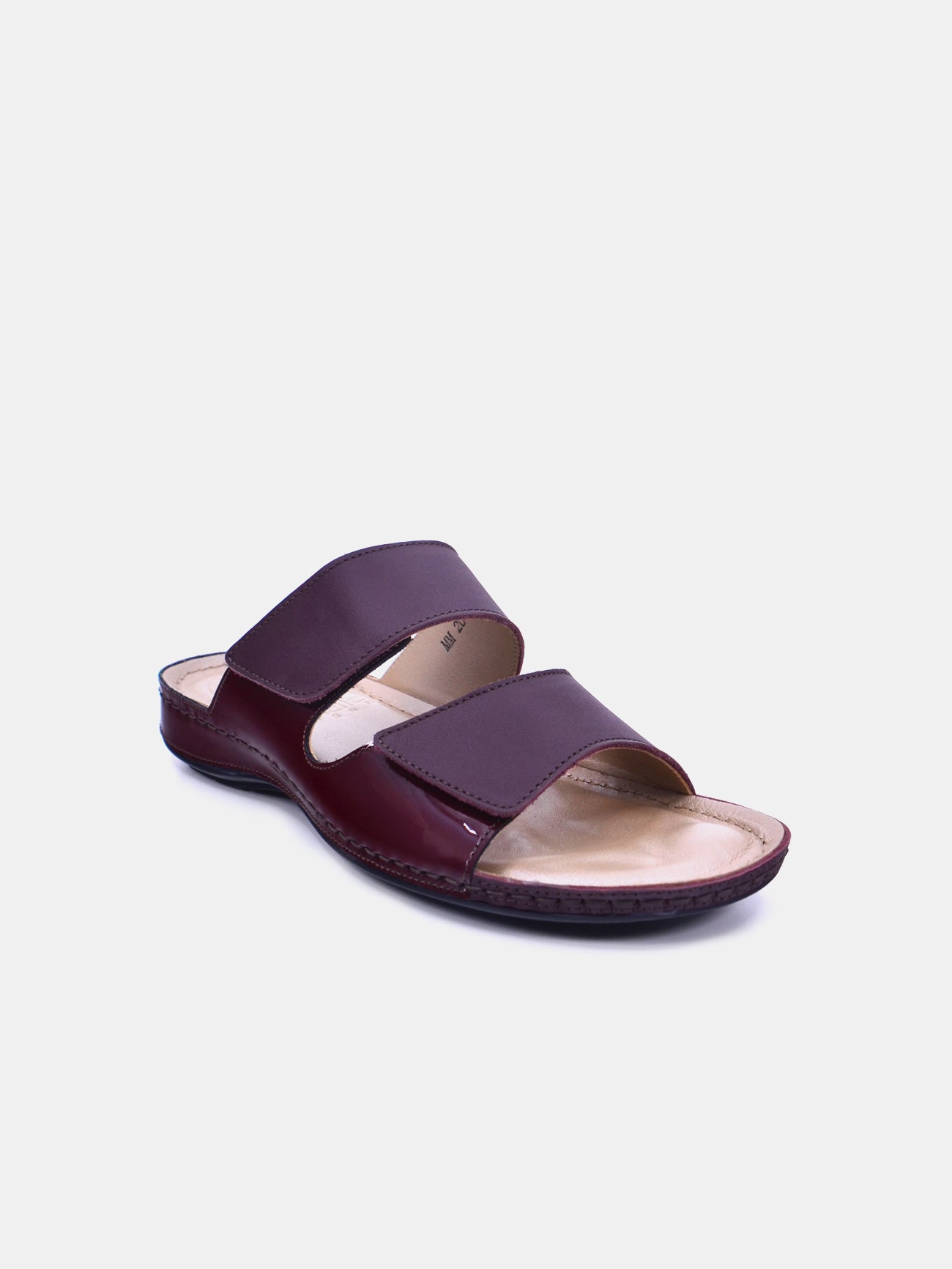 Michelle Morgan MM-200 Women's Slider Sandals #color_Red