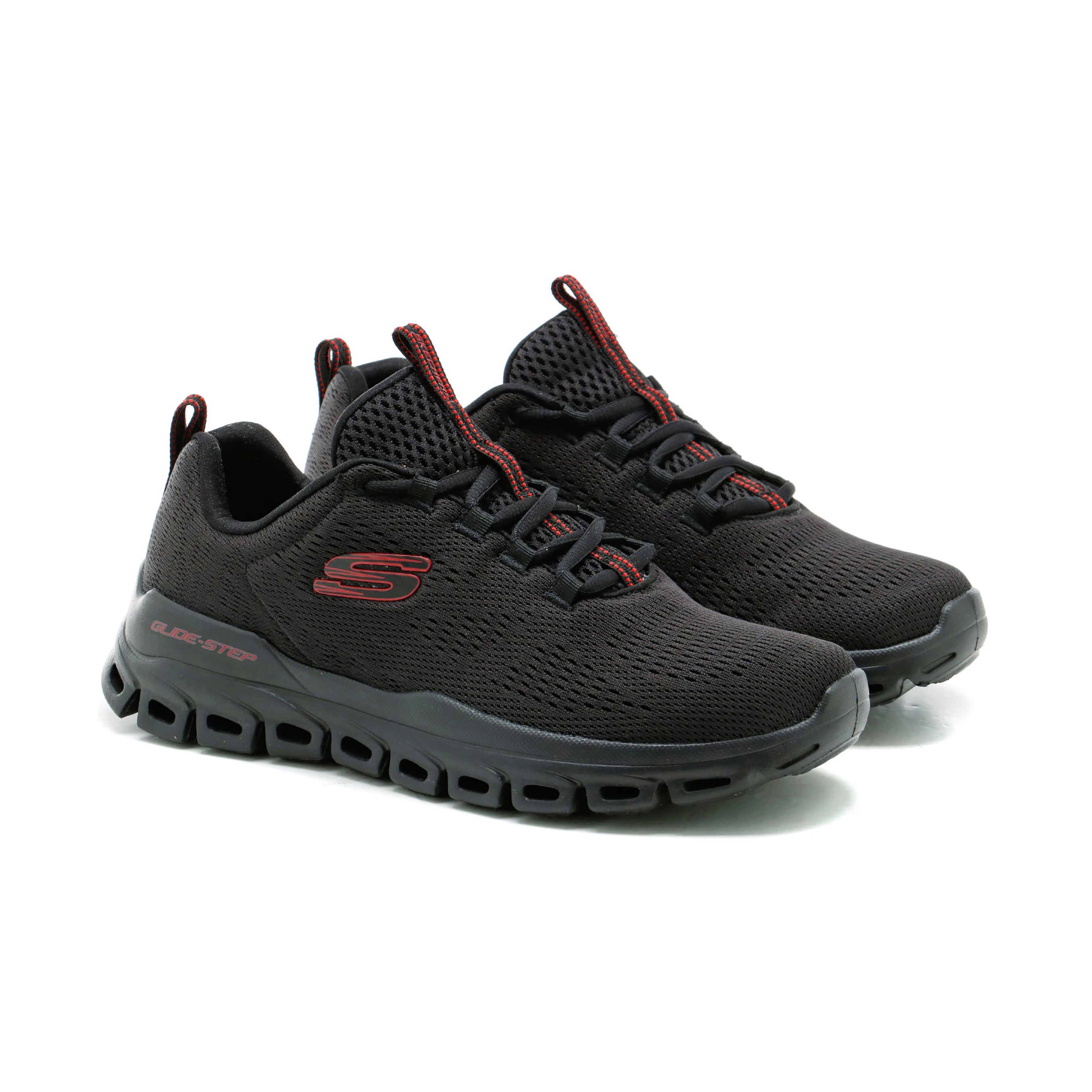 Skechers Men's Glide-Step - Fasten Up Shoes #color_black