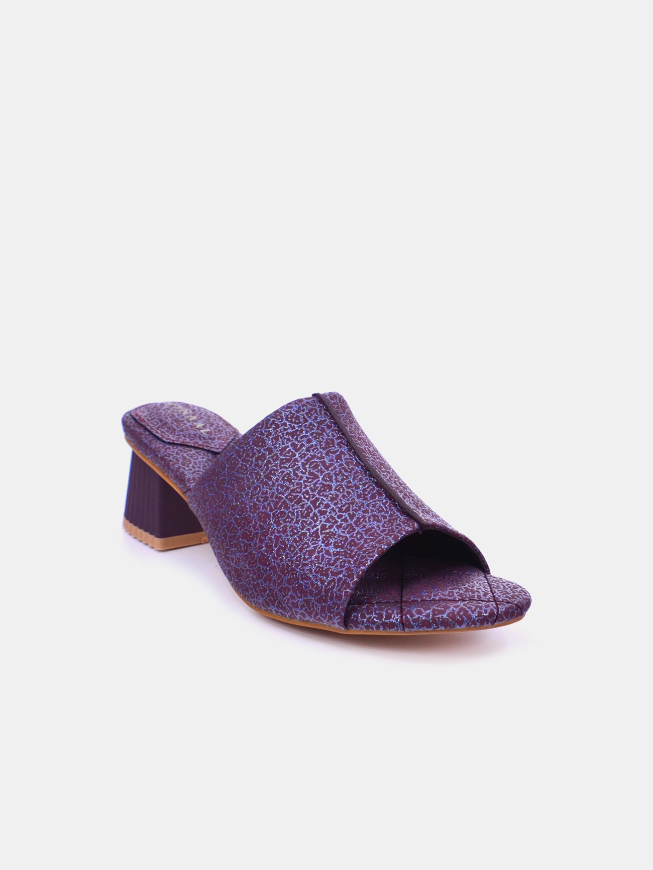 Mynaal Omira Women's Block Heel Sandals #color_Maroon