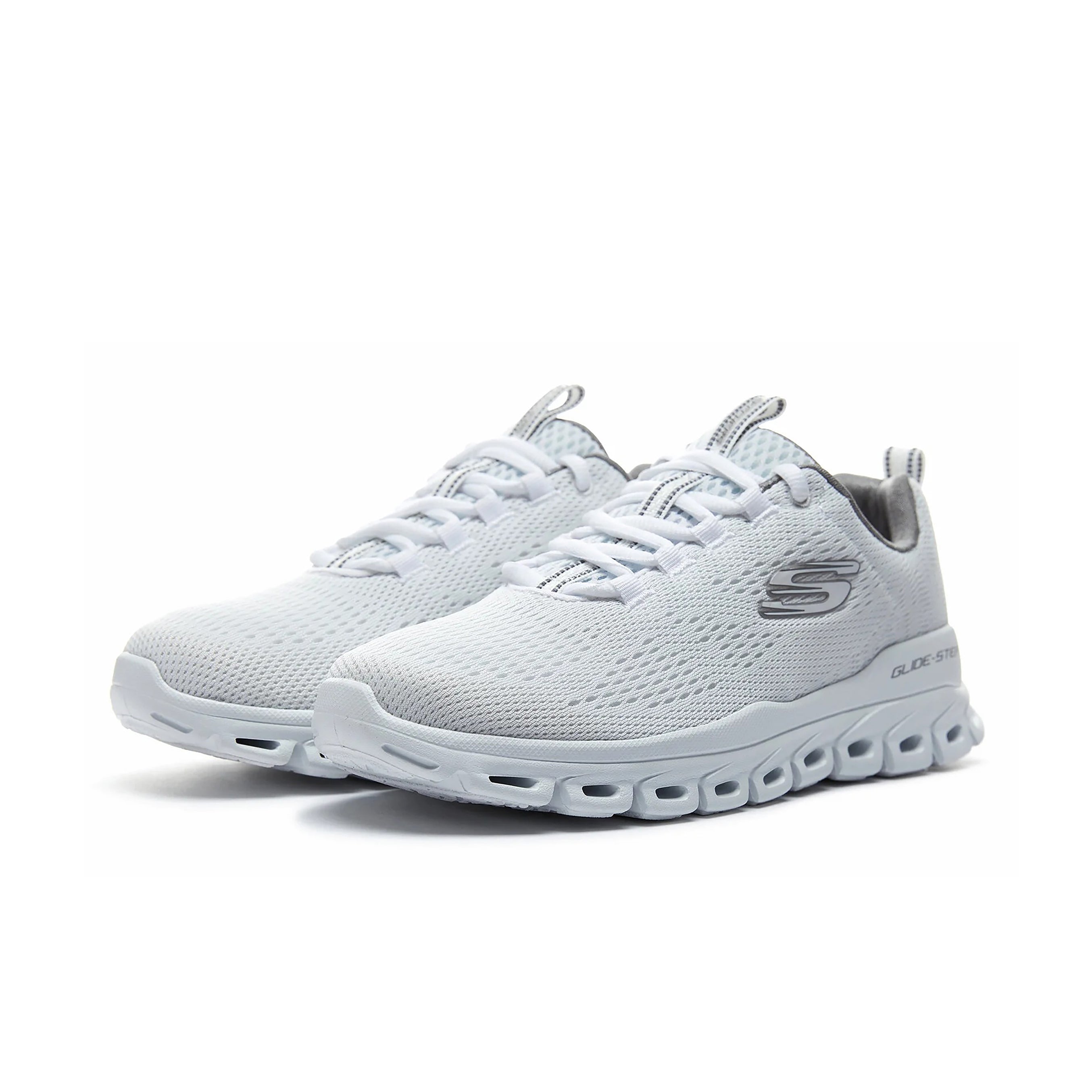 Skechers Men's Glide-Step - Fasten Up Shoes #color_white