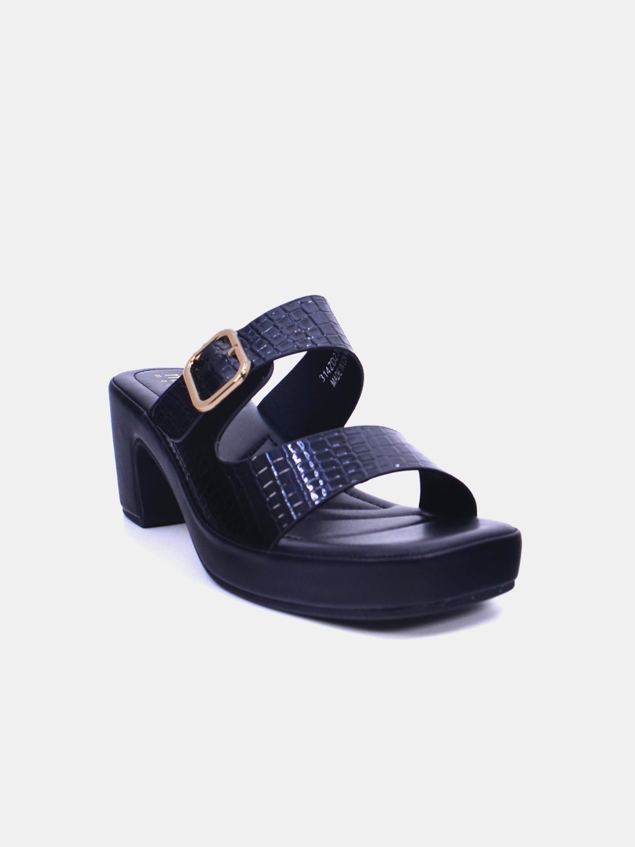 Michelle Morgan 314ZD238 Women's Heeled Sandals #color_Black