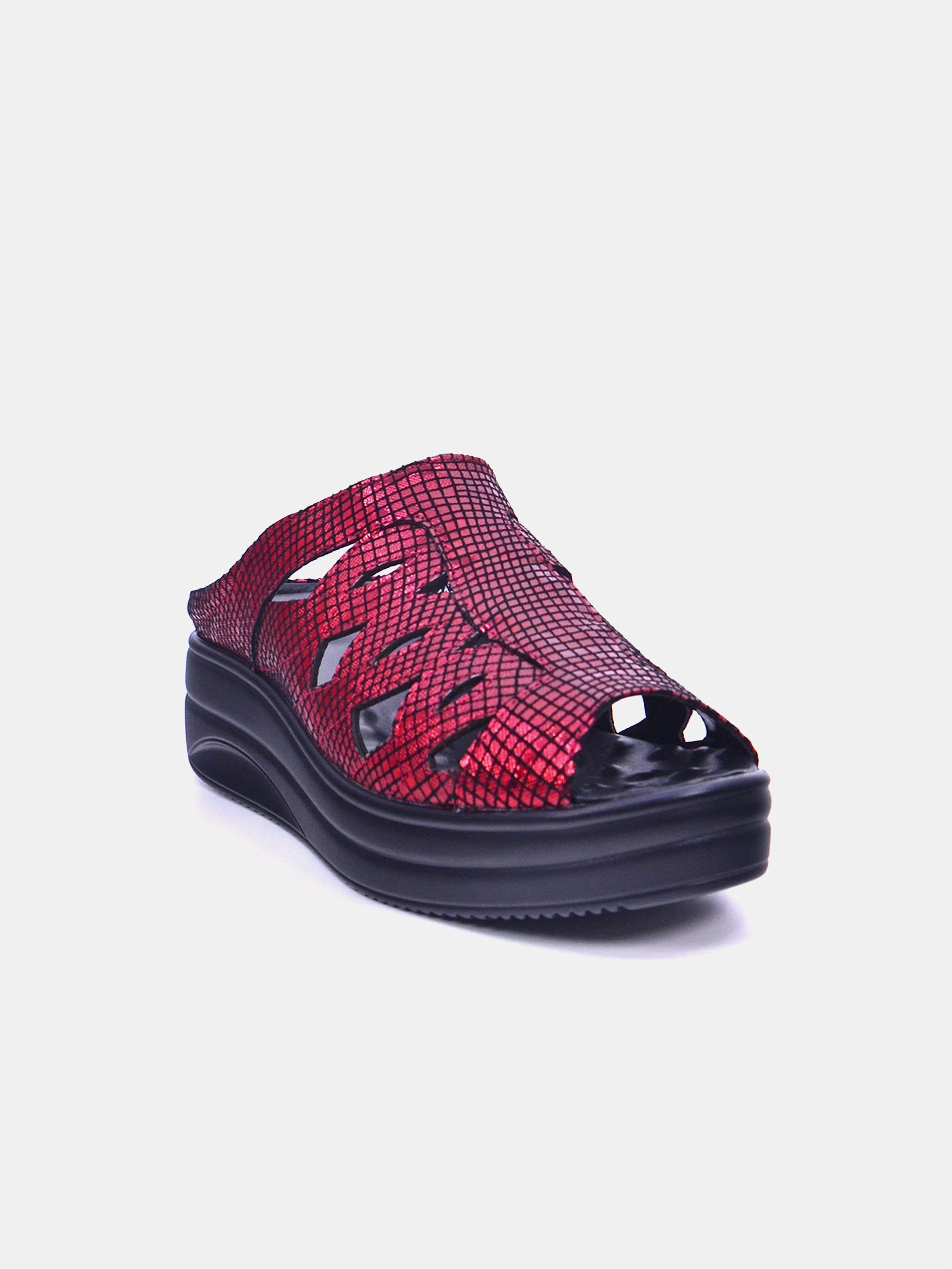 Mynaal Qareen Women's Sandals #color_maroon