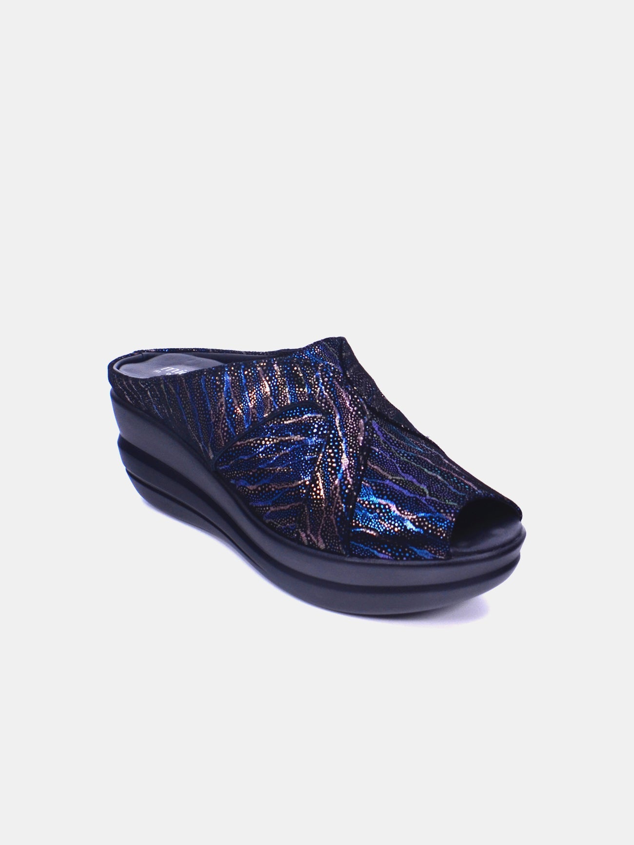 Michelle Morgan 19009-42 Women's Wedge Sandals #color_Blue