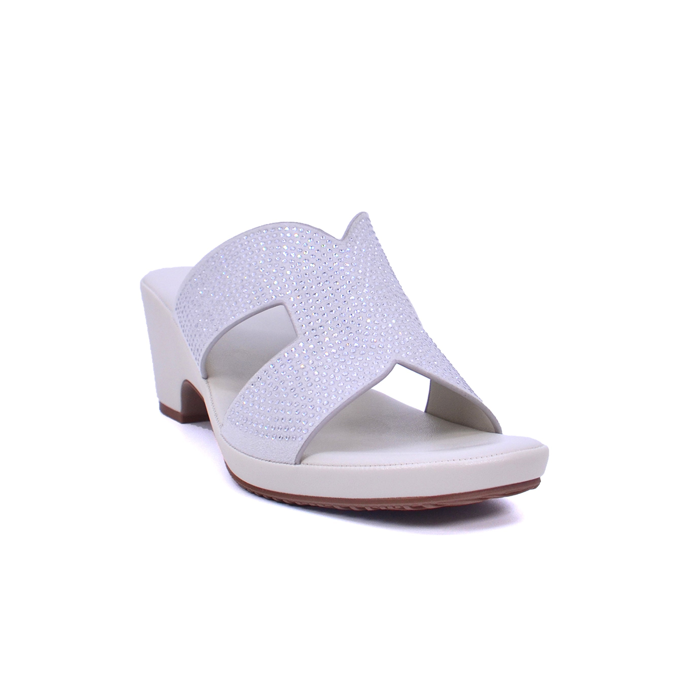 Mynaal 414Rj21C Women's Mid-Heel Sandal #color_Silver