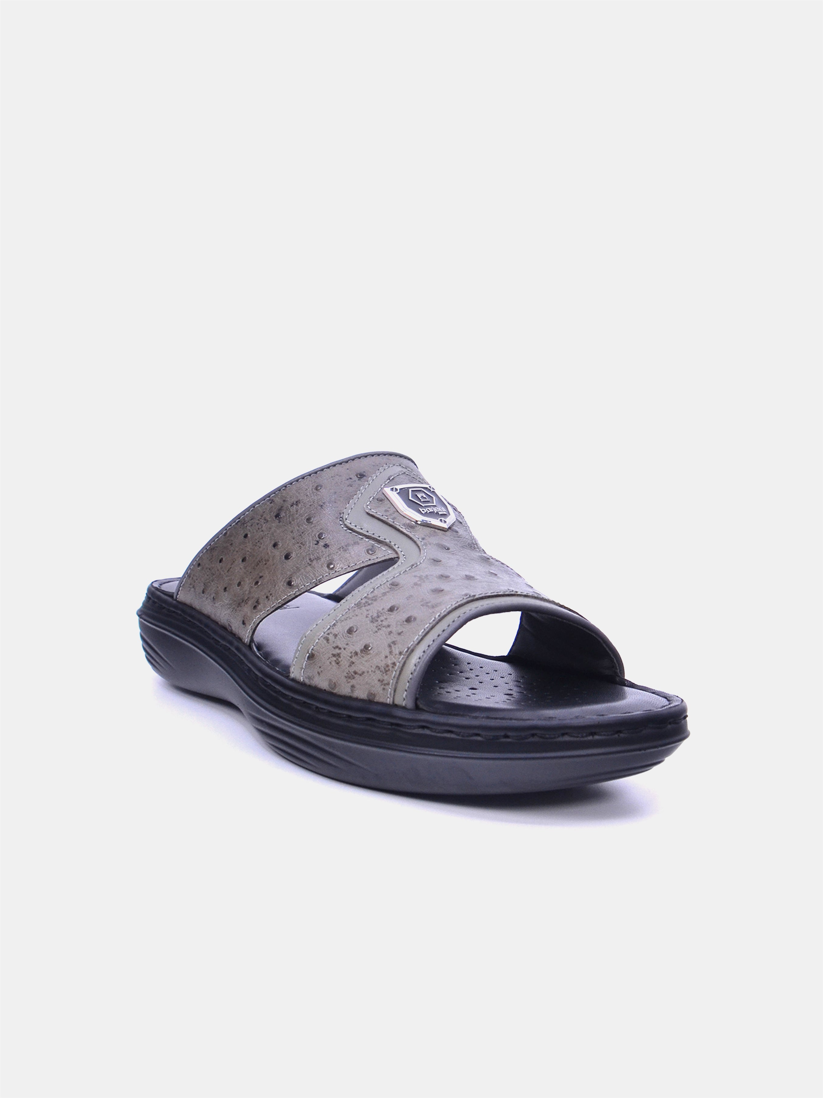 Barjeel Uno 21410-60 Men Arabic Sandals #color_Gray