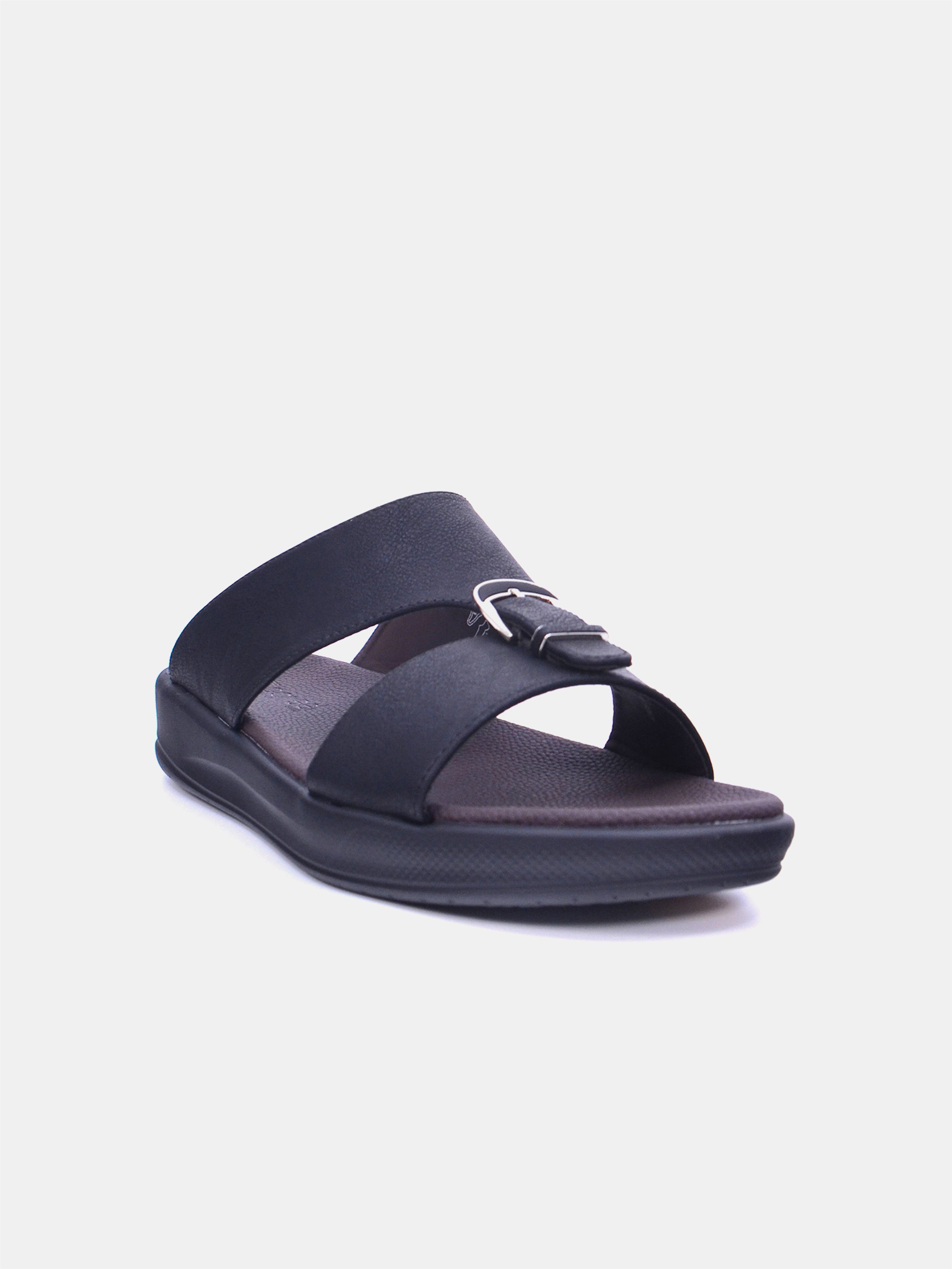 Barjeel Uno M 122A Men's Arabic Sandals #color_black