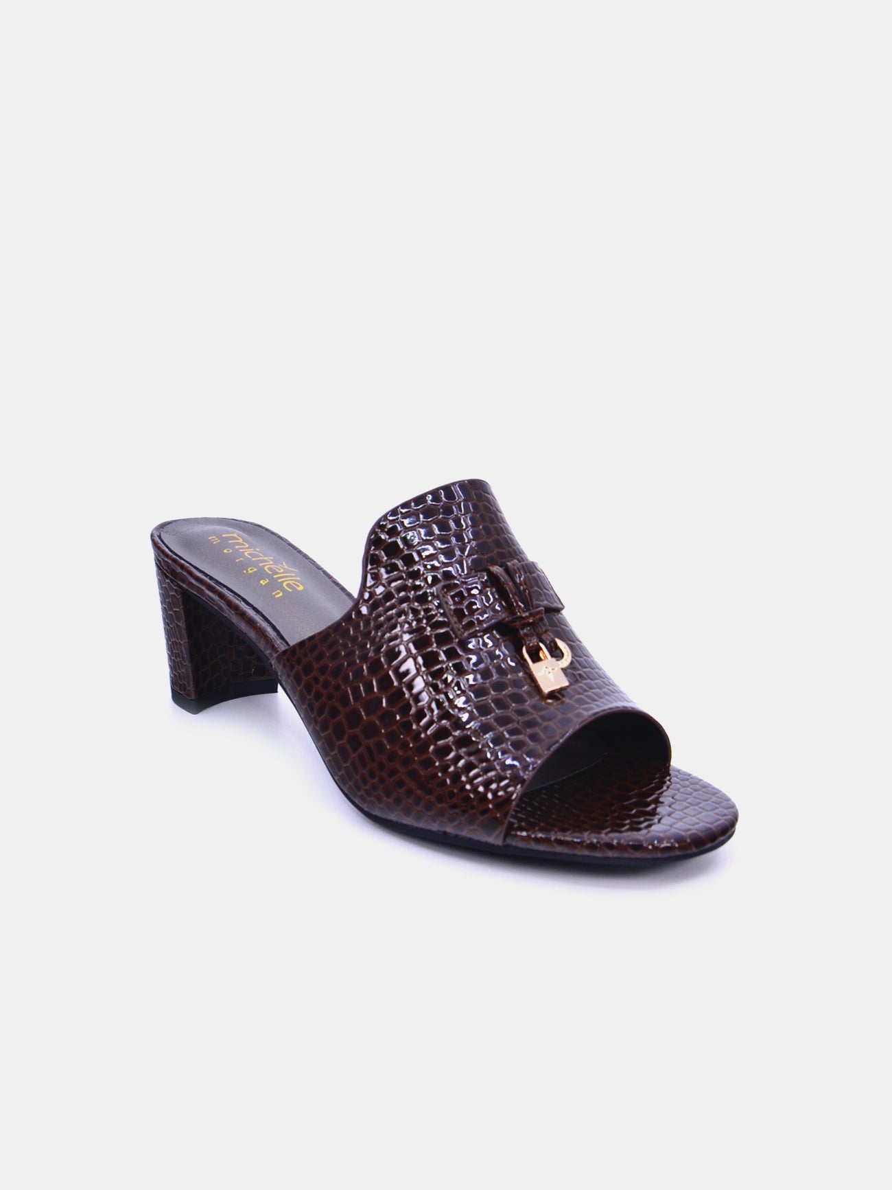 Michelle Morgan 213RC192 Women's Heeled Sandals #color_Brown