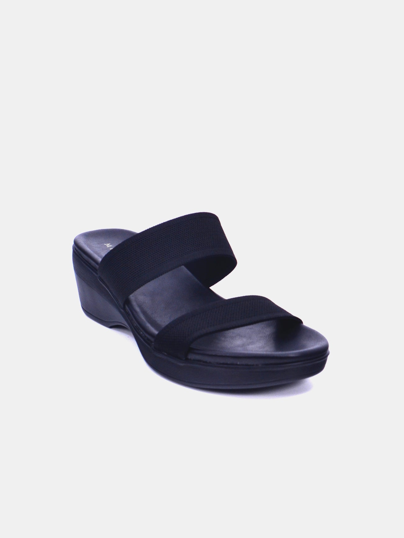Mynaal Lucienne Women's Wedge Sandals #color_Black