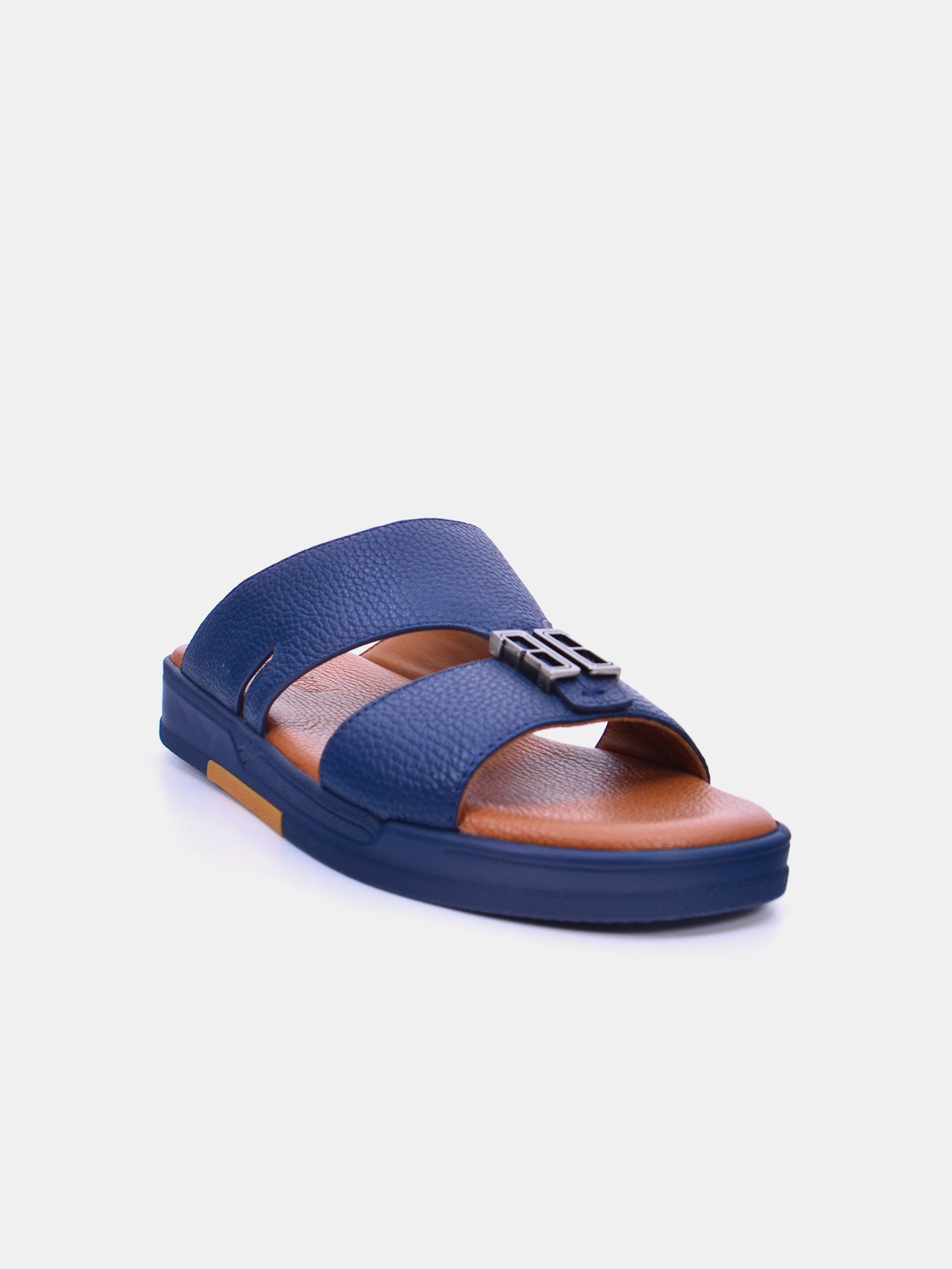Barjeel Uno TAM Sole B-122 Men's Arabic Sandals #color_navy
