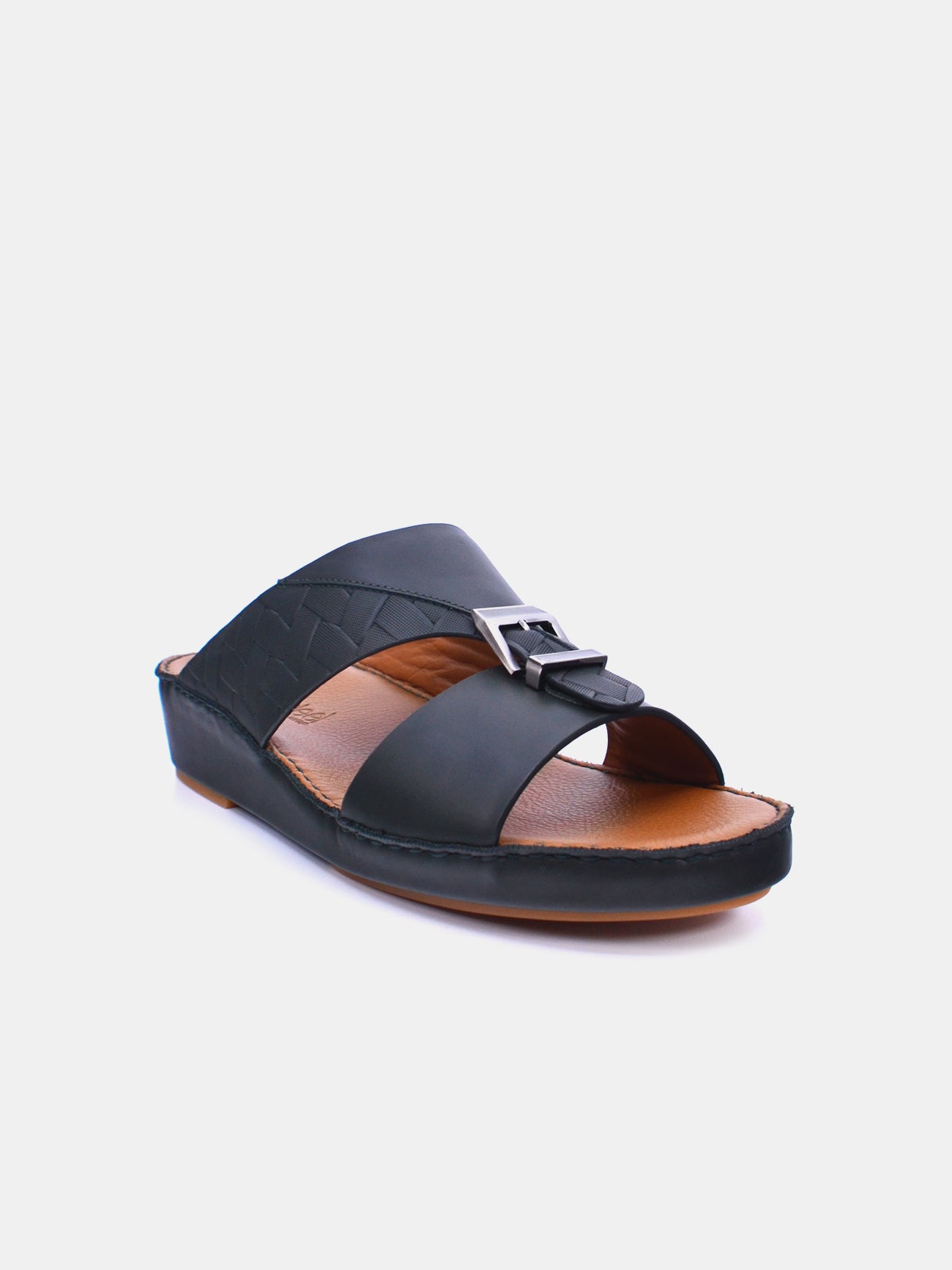 Barjeel Uno BSP1-04 Men's Sandals #color_Black