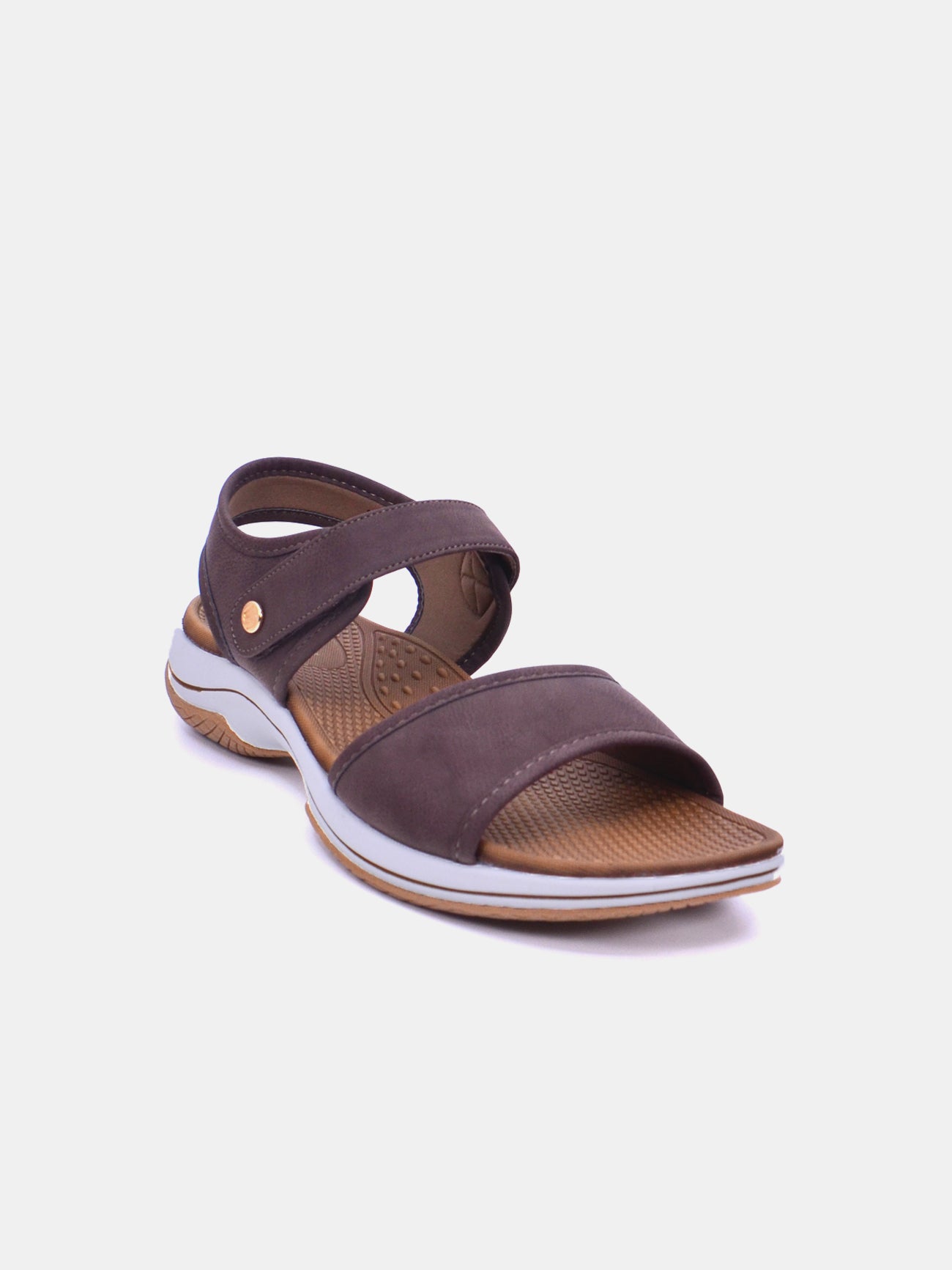 Mynaal Elysia Women's Flat Sandals #color_Brown