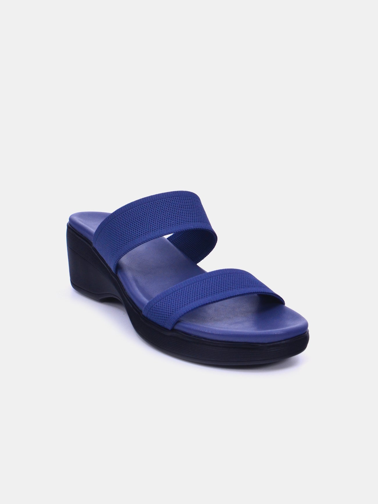 Mynaal Lucienne Women's Wedge Sandals #color_Navy
