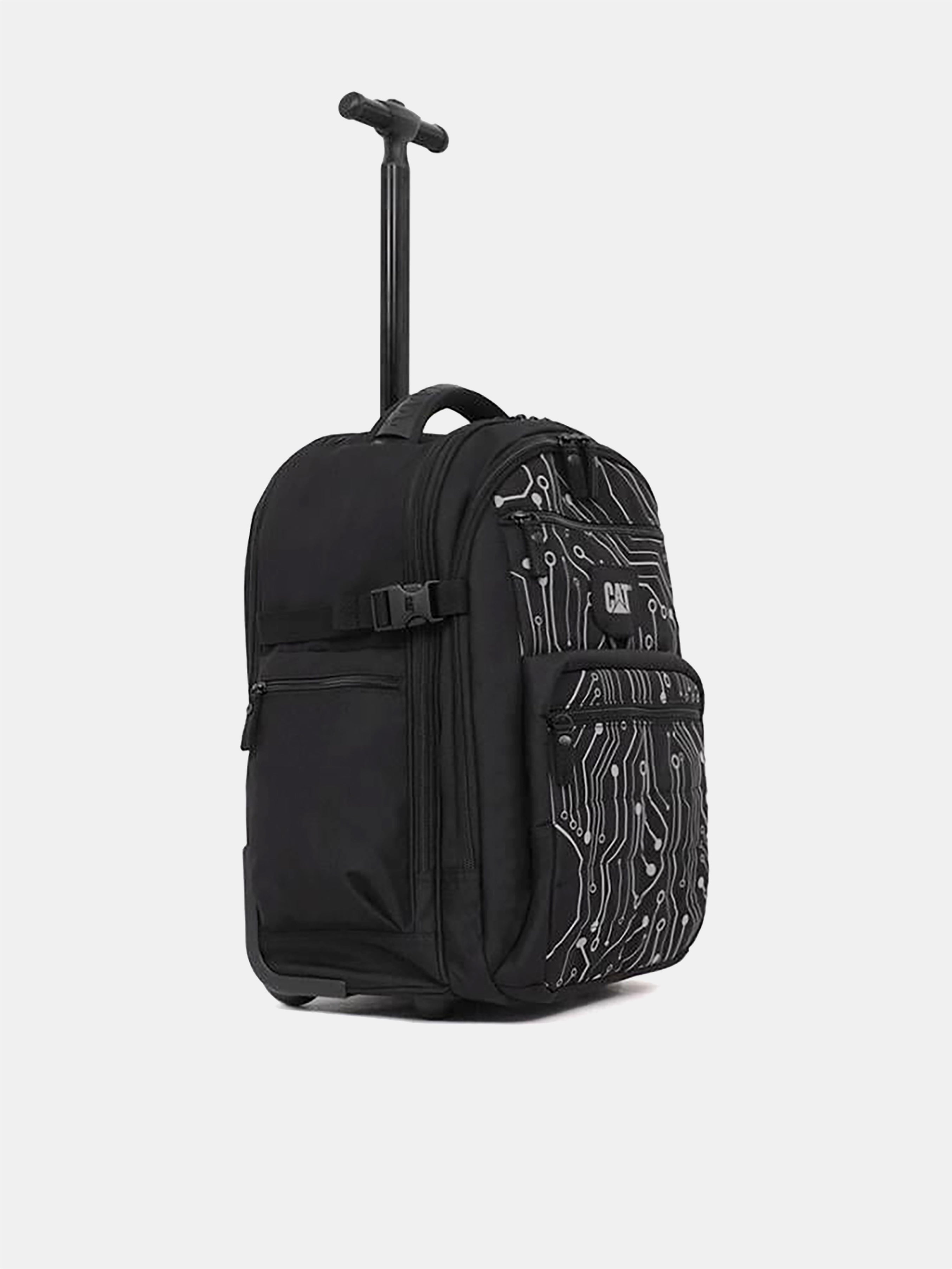 Caterpillar RollRover 2 Wheel Trolley Bag #color_techno grey