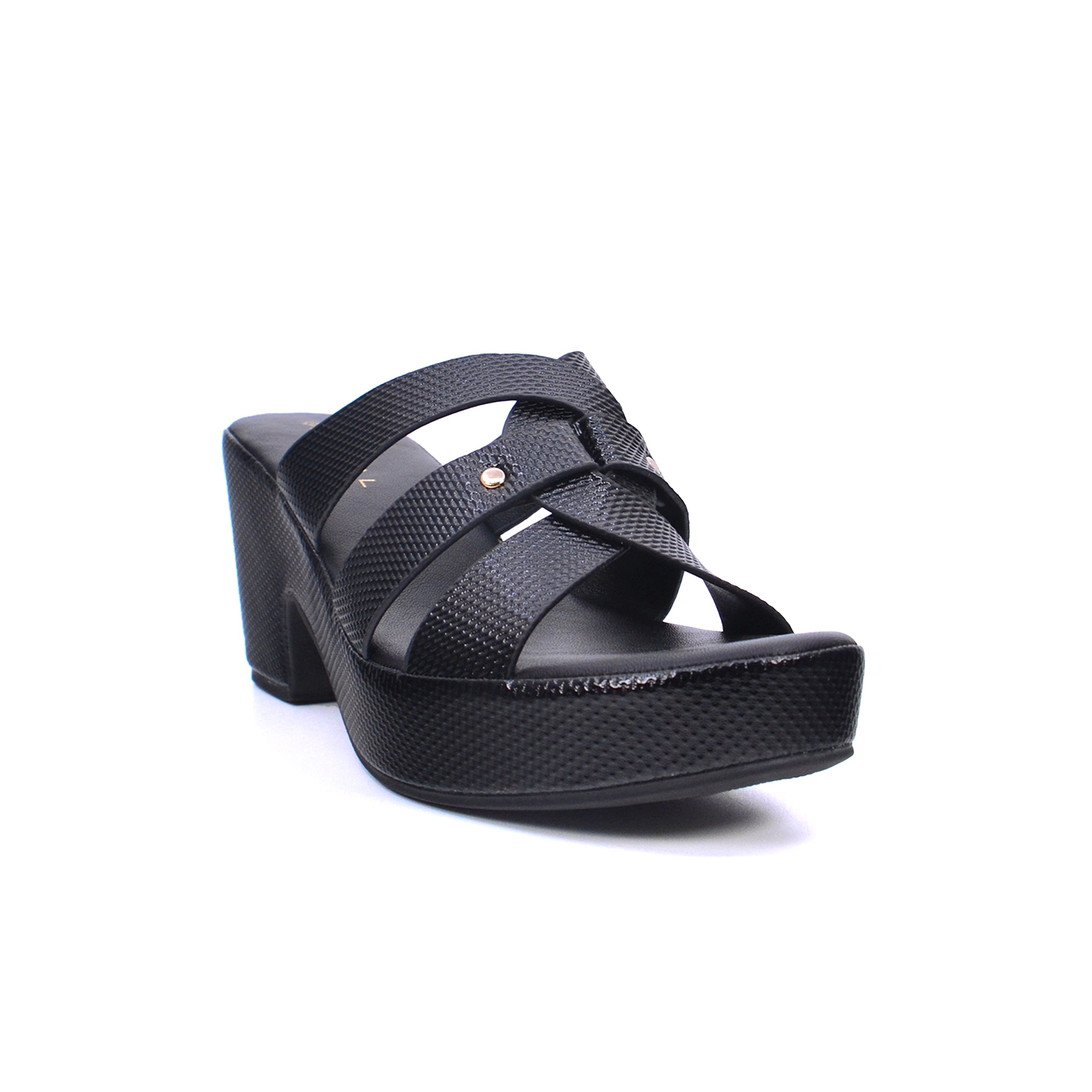 Mynaal 314Rc852 Women's Platform Sandal #color_Black