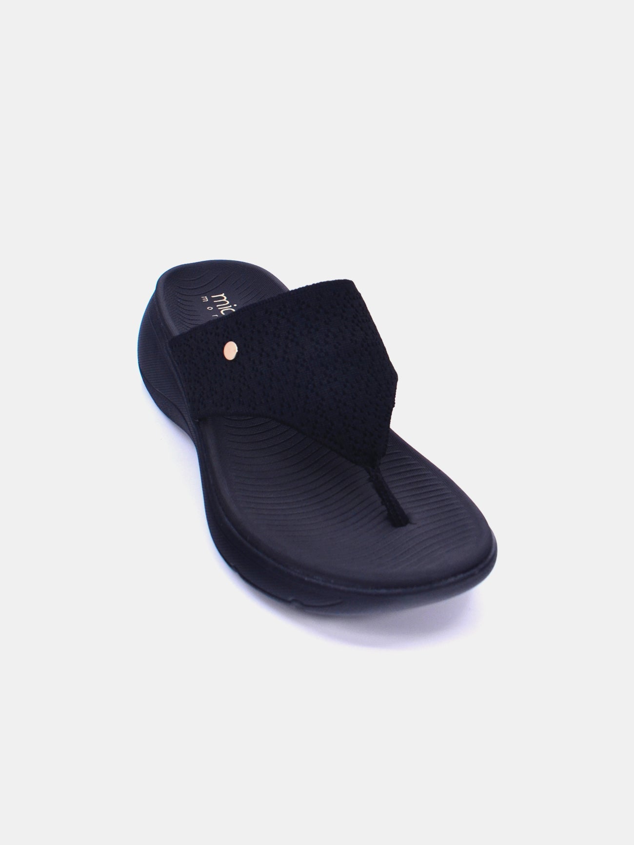 Michelle Morgan 214RJ531 Women's Casual Sandals #color_Black