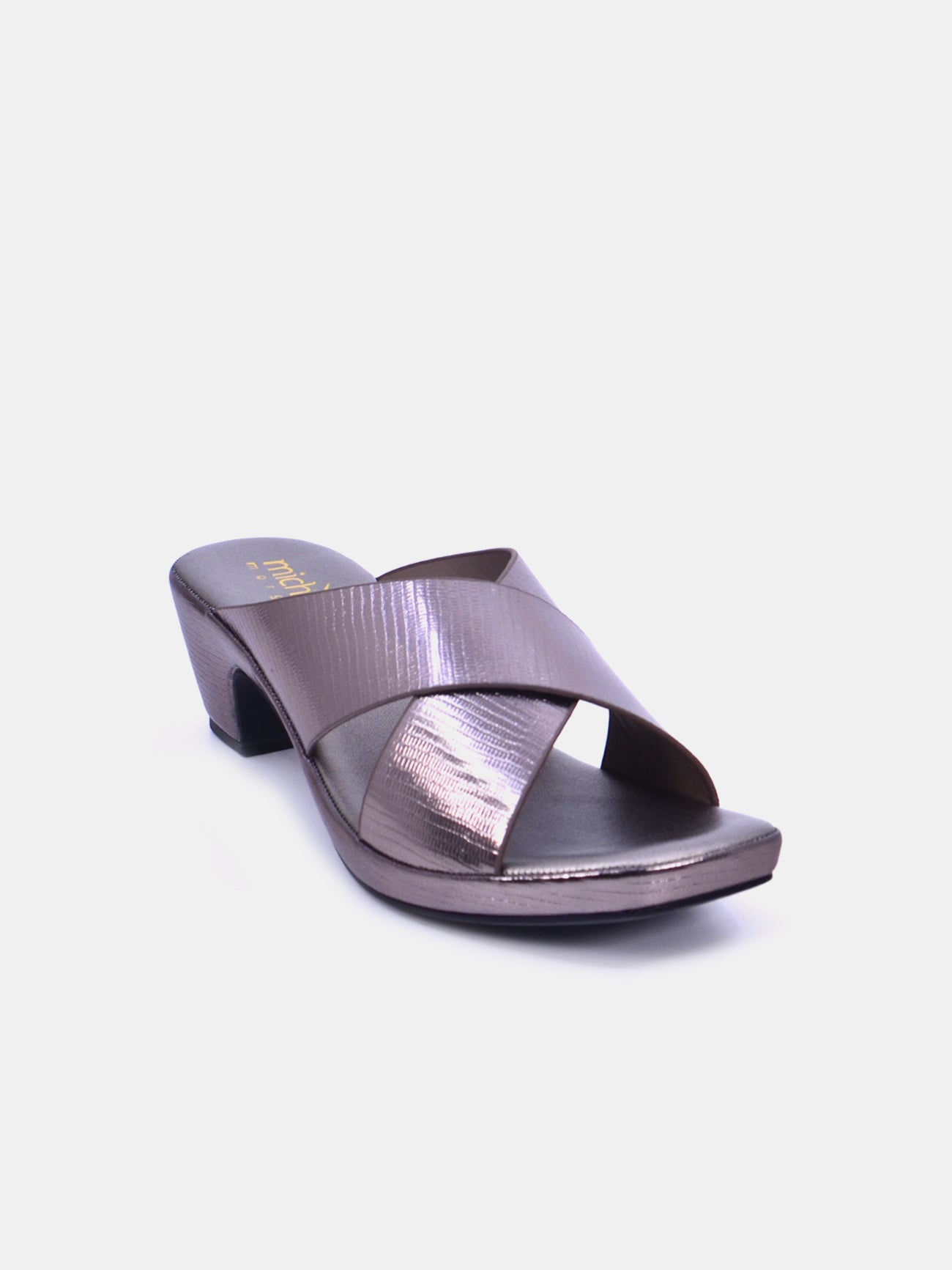 Michelle Morgan 114ZD126 Women's Heeled Sandals #color_Gray