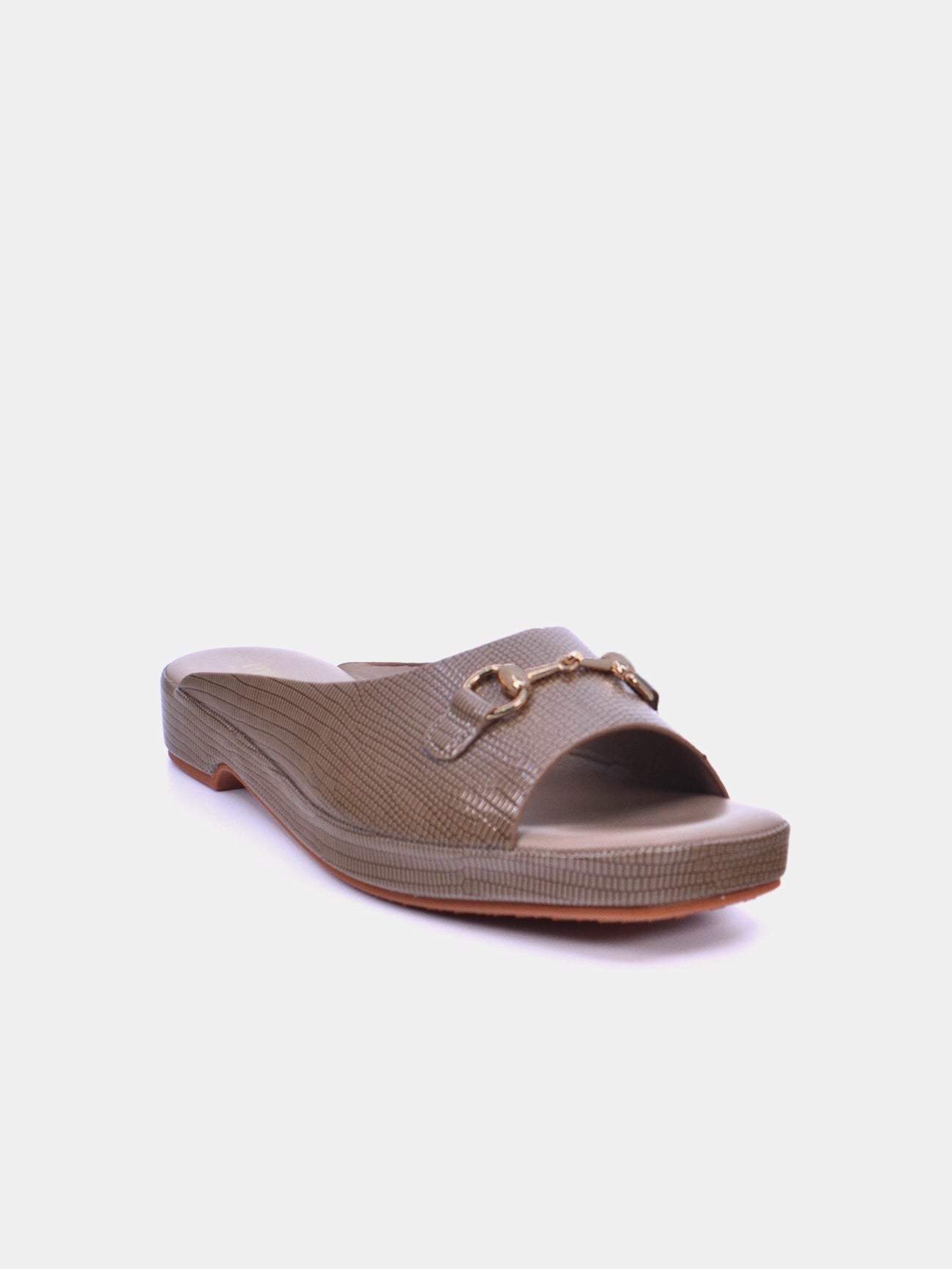 Michelle Morgan 114RJ93E Women's Flat Sandals #color_Brown