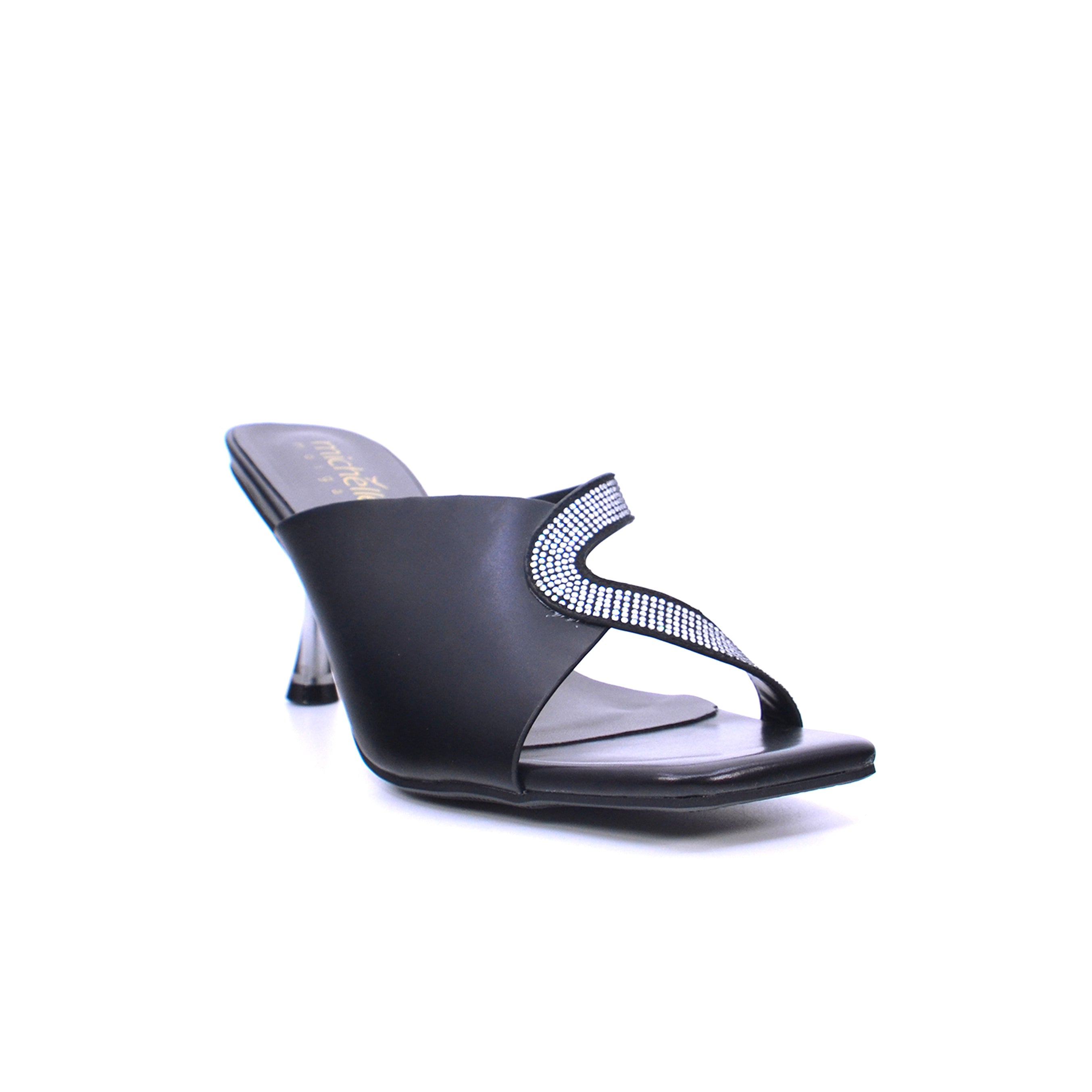 Michelle Morgan 213RJ772 Women's Heeled Sandals #color_Black
