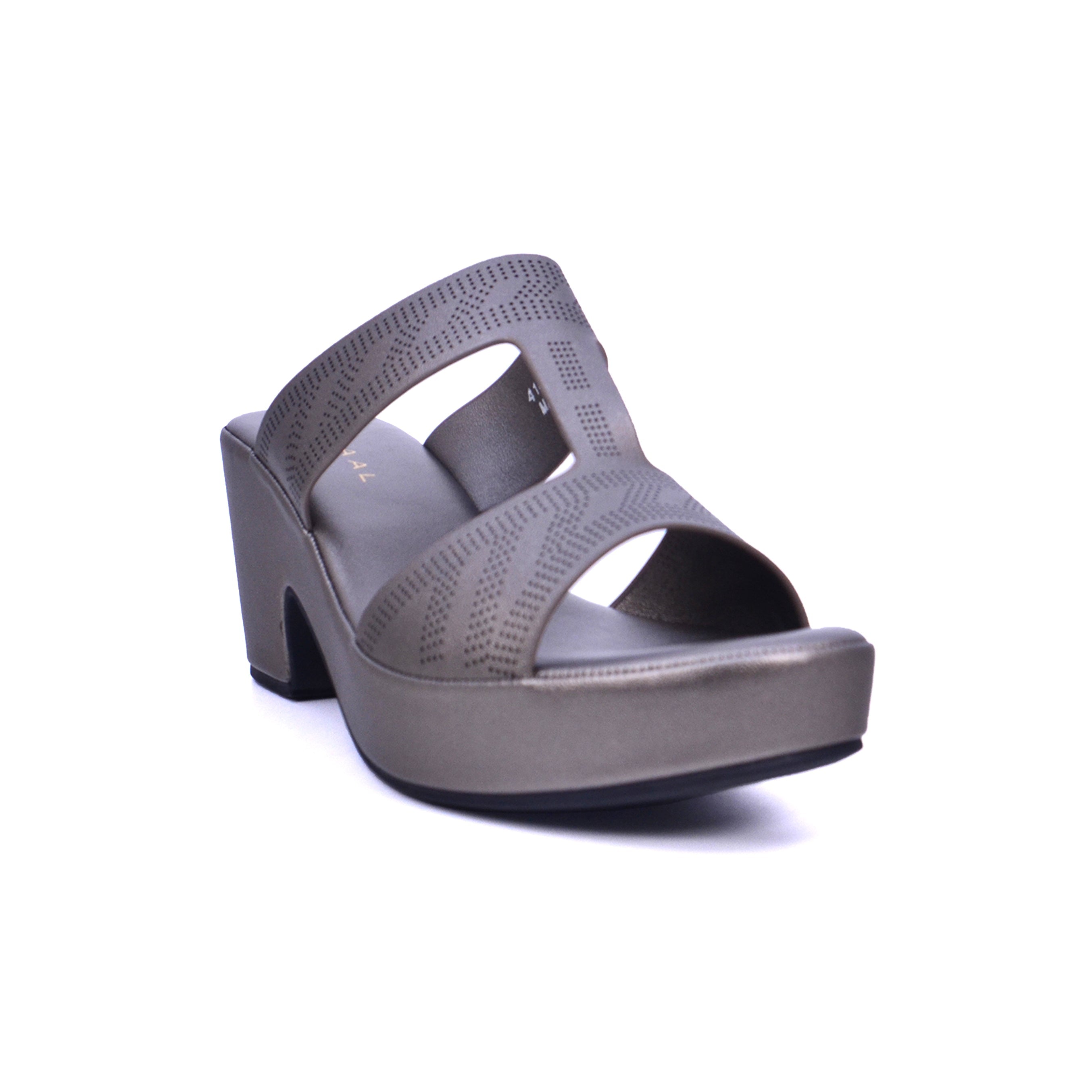 Mynaal 414Rj859 Women's Platform Sandal #color_Gray