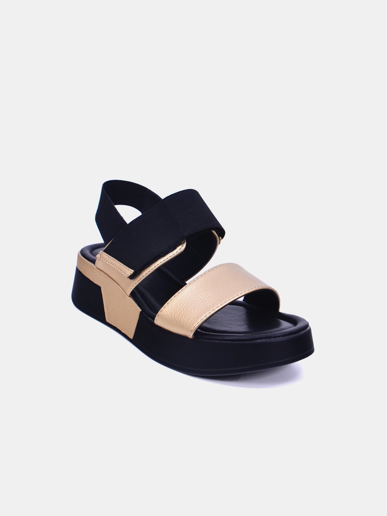 Mynaal Orlena Women's Flatform Sandals #color_Gold