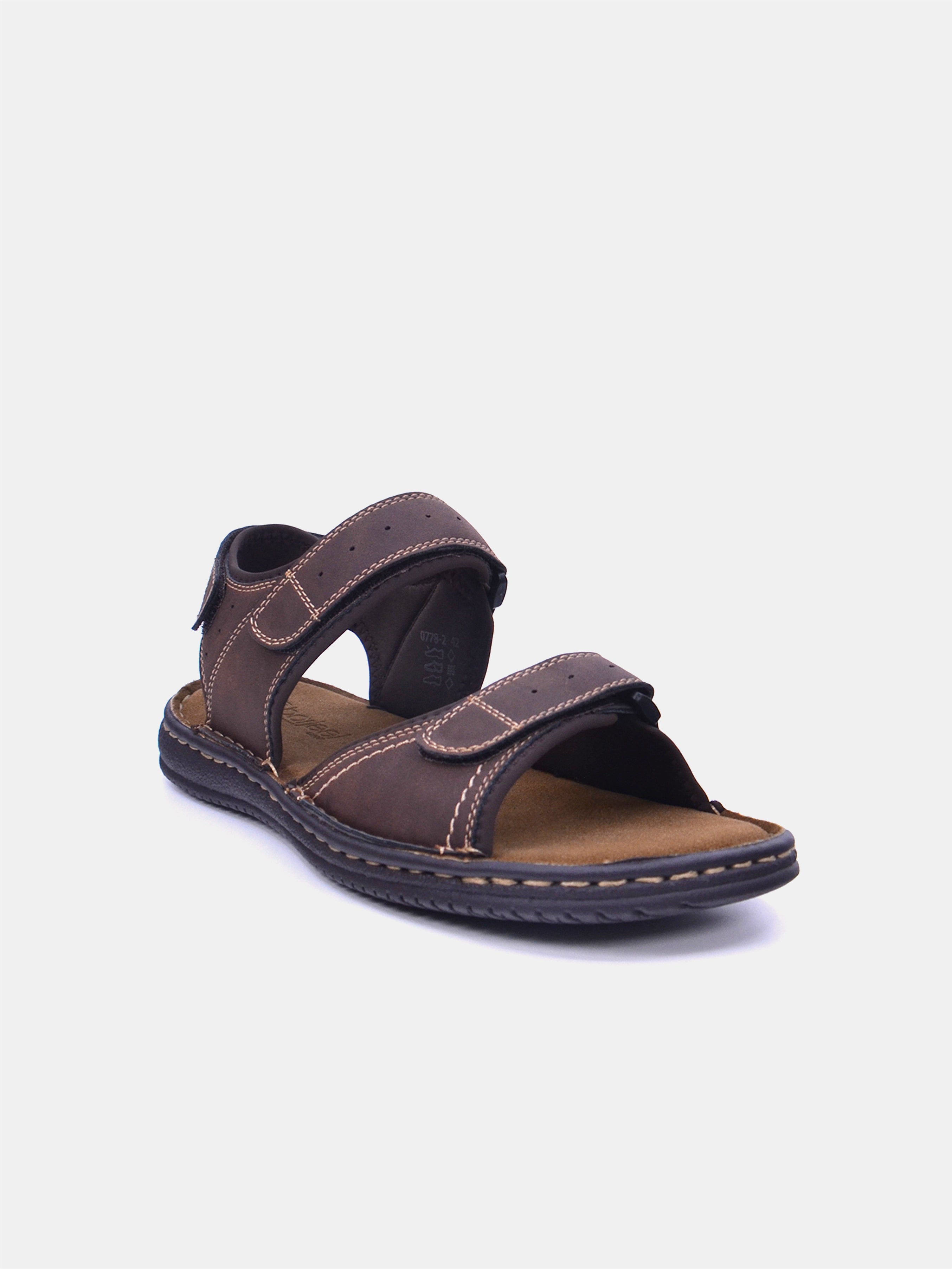 Barjeel Uno 0778-1 Men Casual Sandals #color_Brown