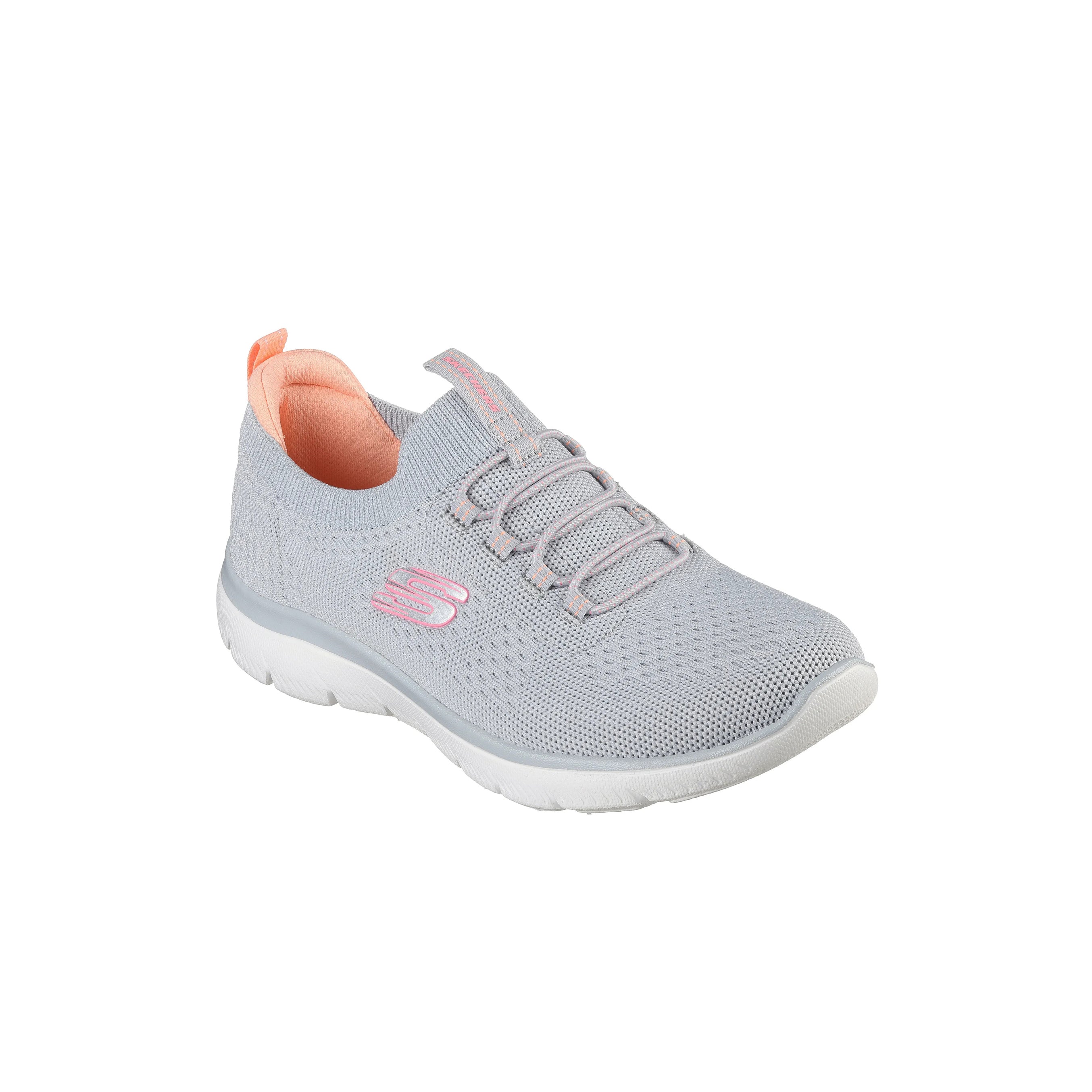 Skechers Women's Summits - Top Player Shoes #color_Gray