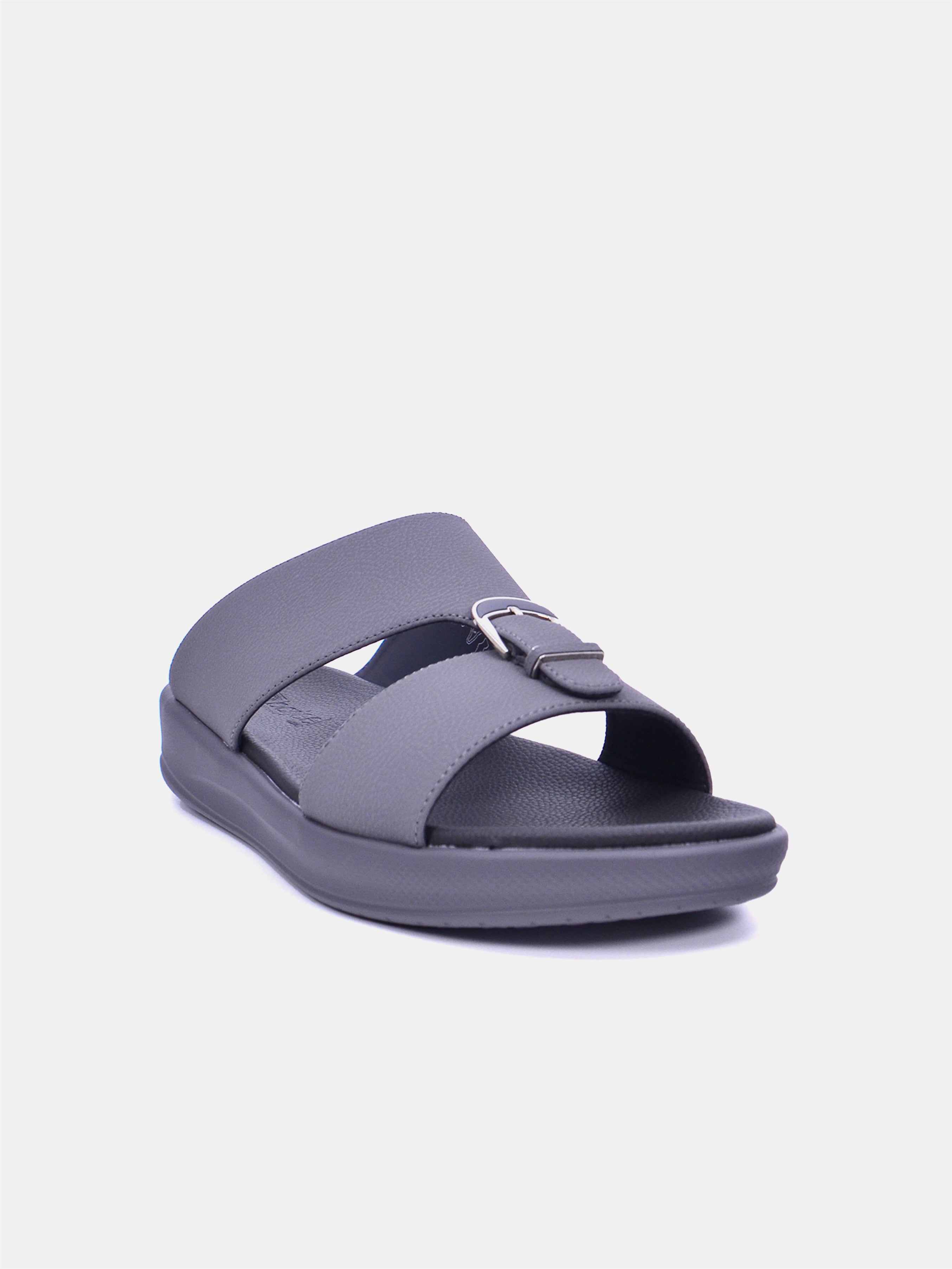 Barjeel Uno M 122A Men's Arabic Sandals #color_gray