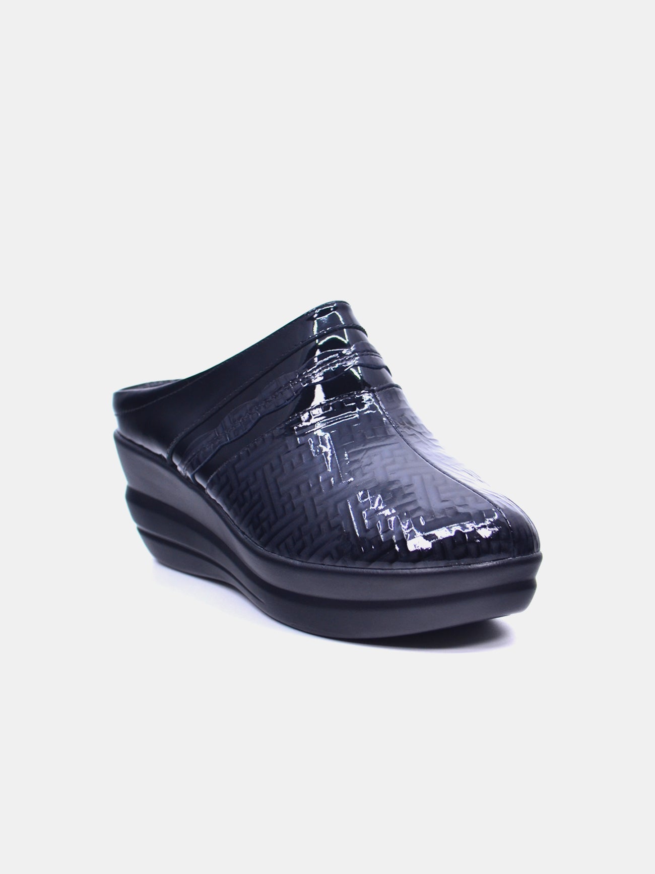 Michelle Morgan 19009-226 Women's Slip On Sandals #color_Black