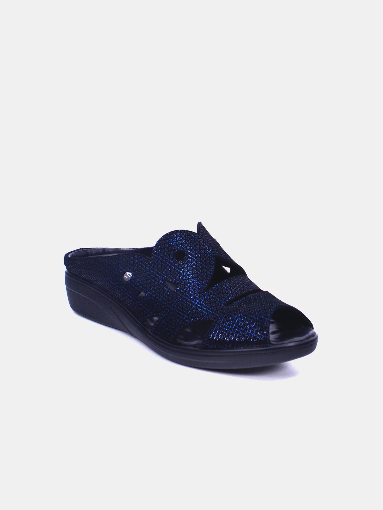 Michelle Morgan 2418-5 Women's Flat Sandals #color_Blue