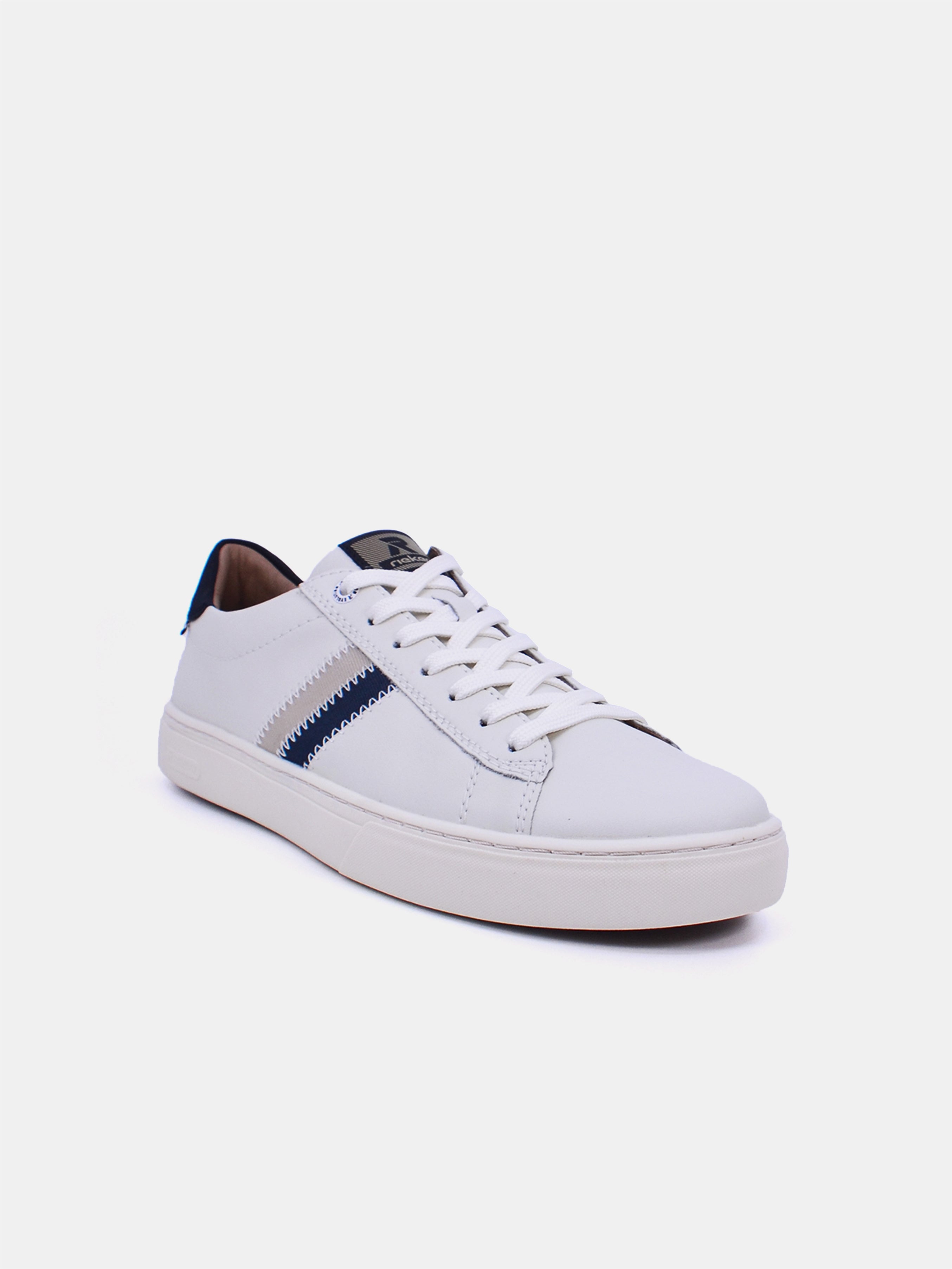 Rieker U0705 Men Casual Shoes #color_White
