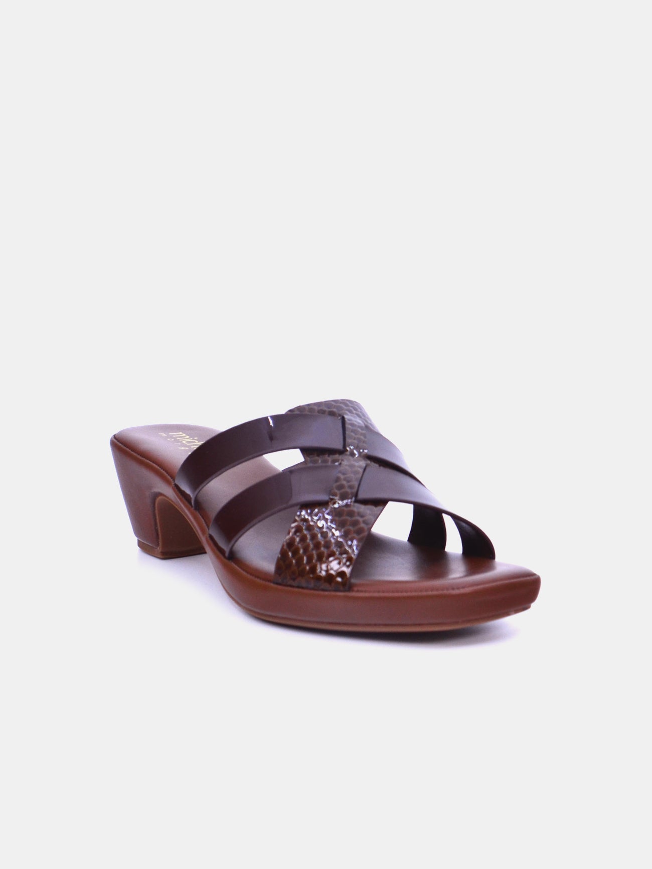 Michelle Morgan 314ZD12C Women's Heeled Sandals #color_Brown