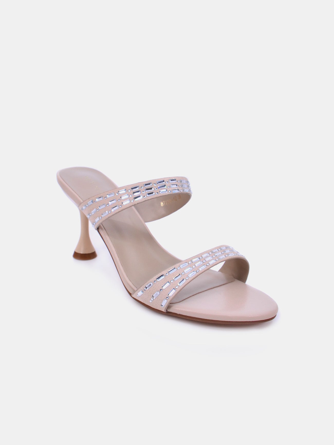 Mynaal Triselle Women's Kitten Heel Sandals #color_Beige