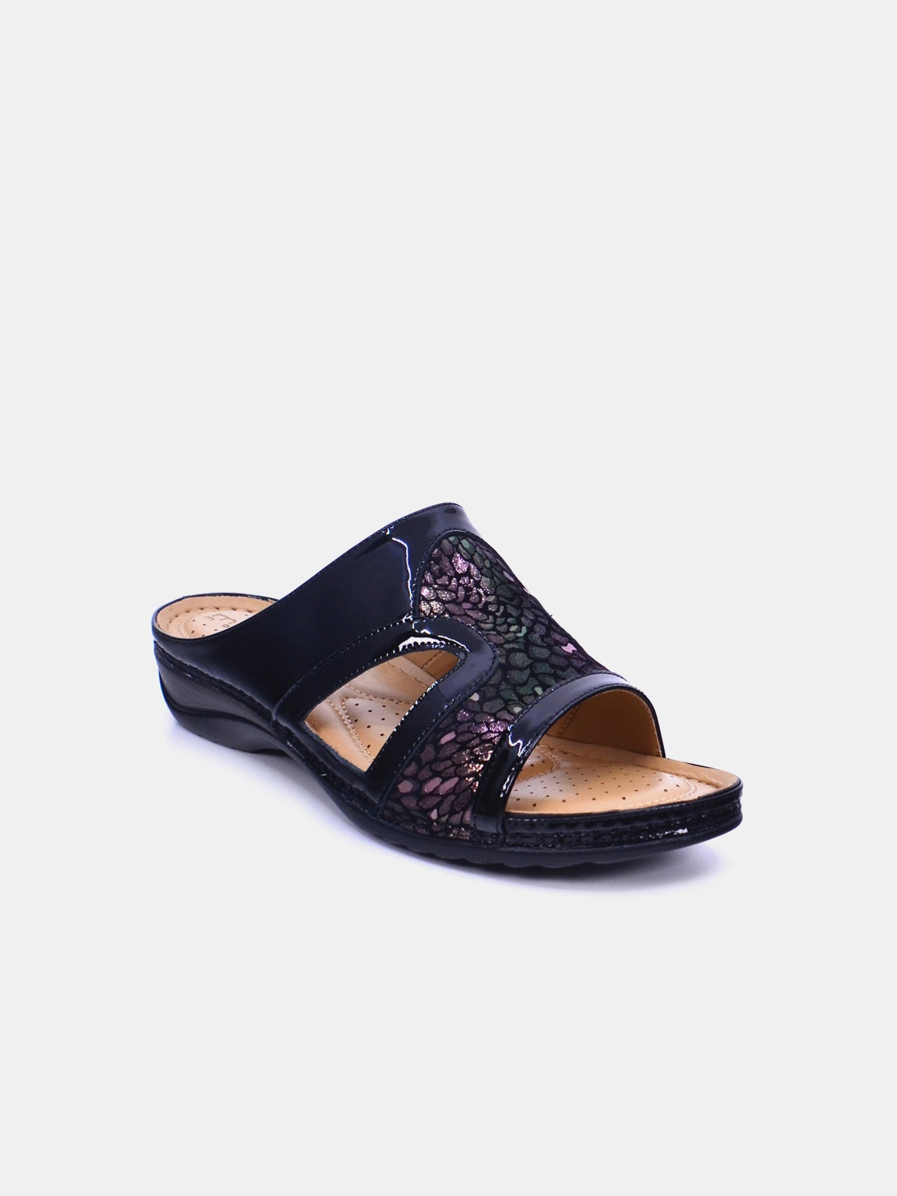 Michelle Morgan 88909-26 Women's Flat Sandals #color_Gray