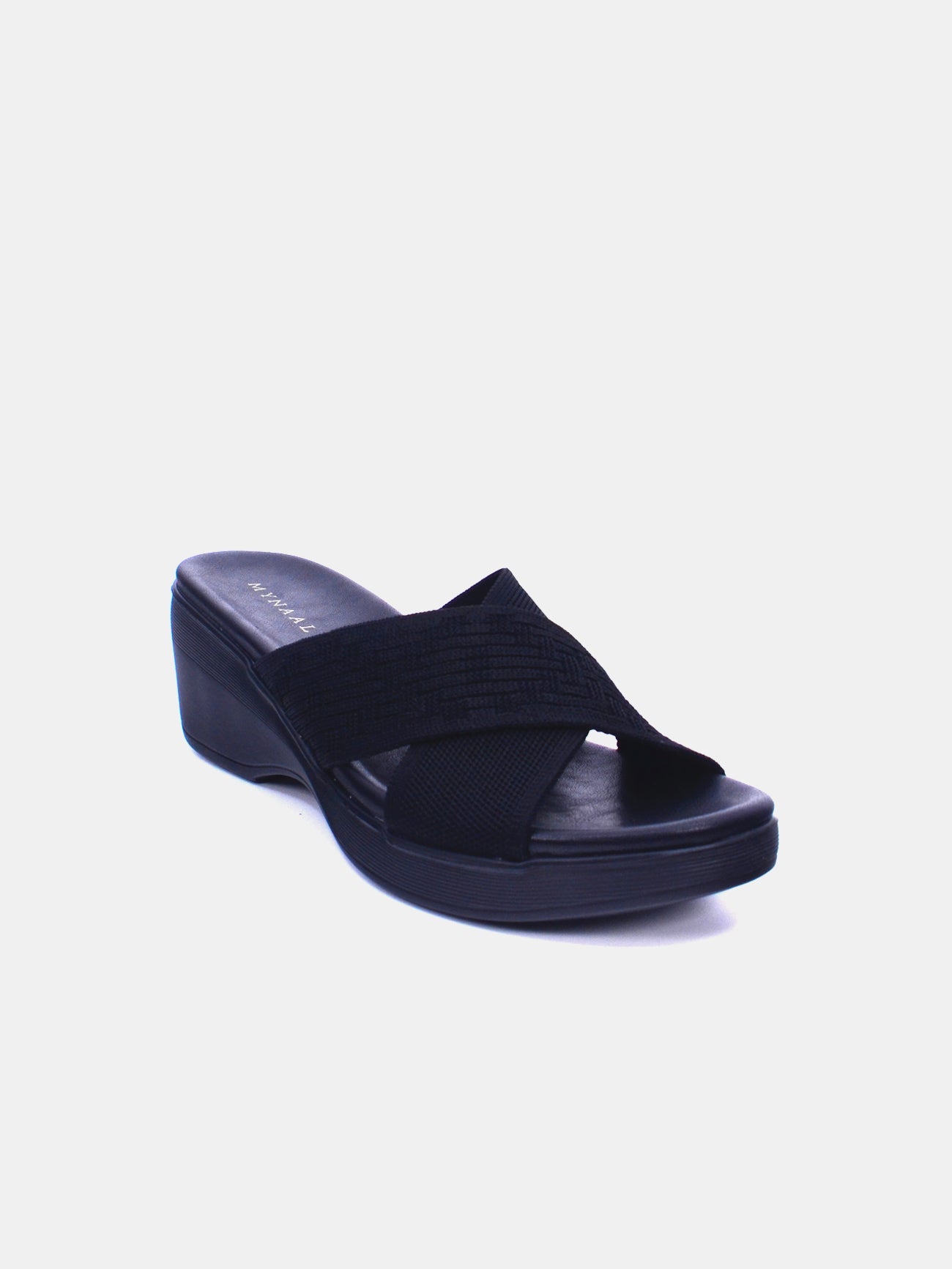 Mynaal Luminelle Women's Wedge Sandals #color_Black