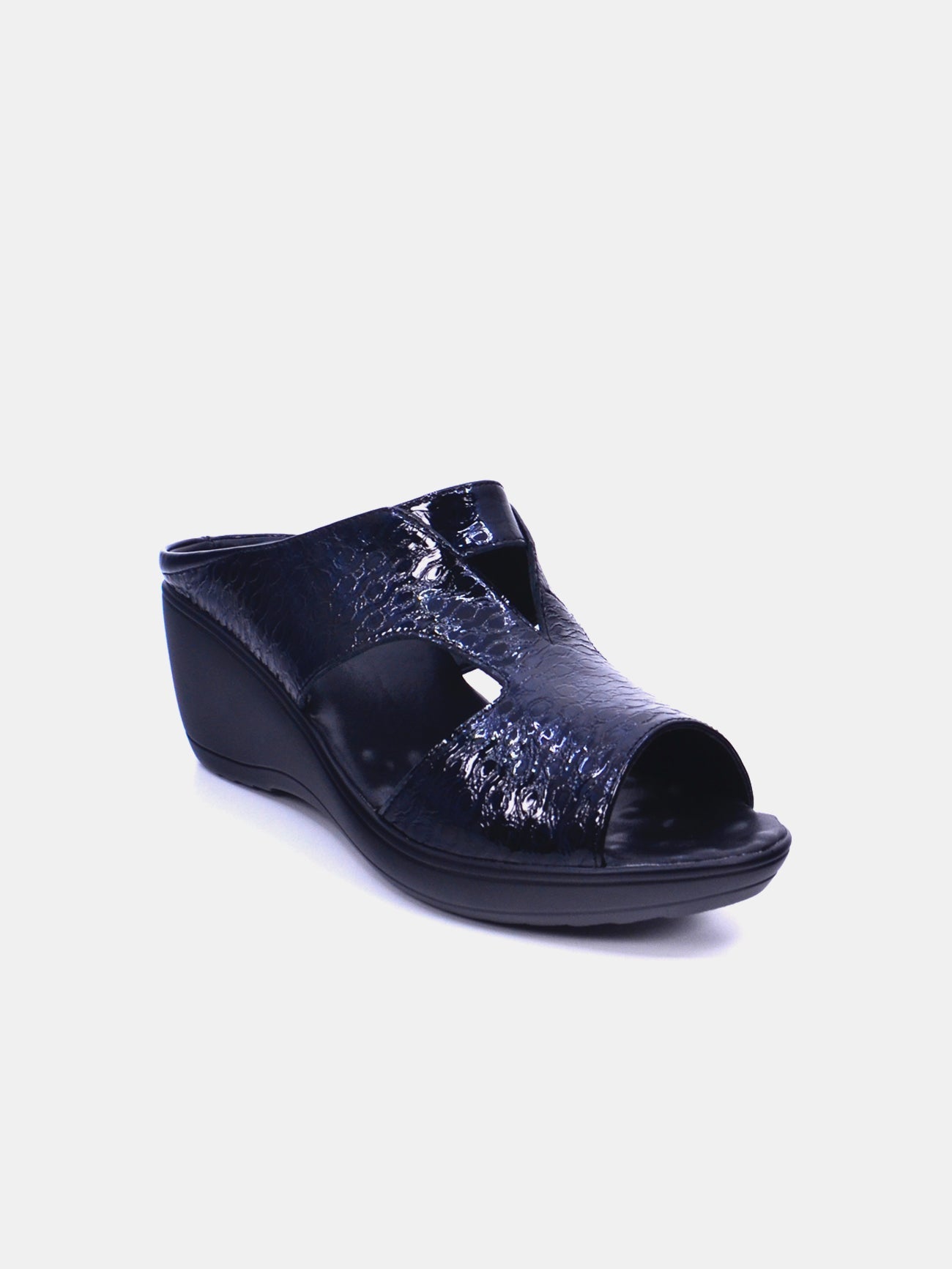 Michelle Morgan 20926-10 Women's Wedge Sandals #color_Blue