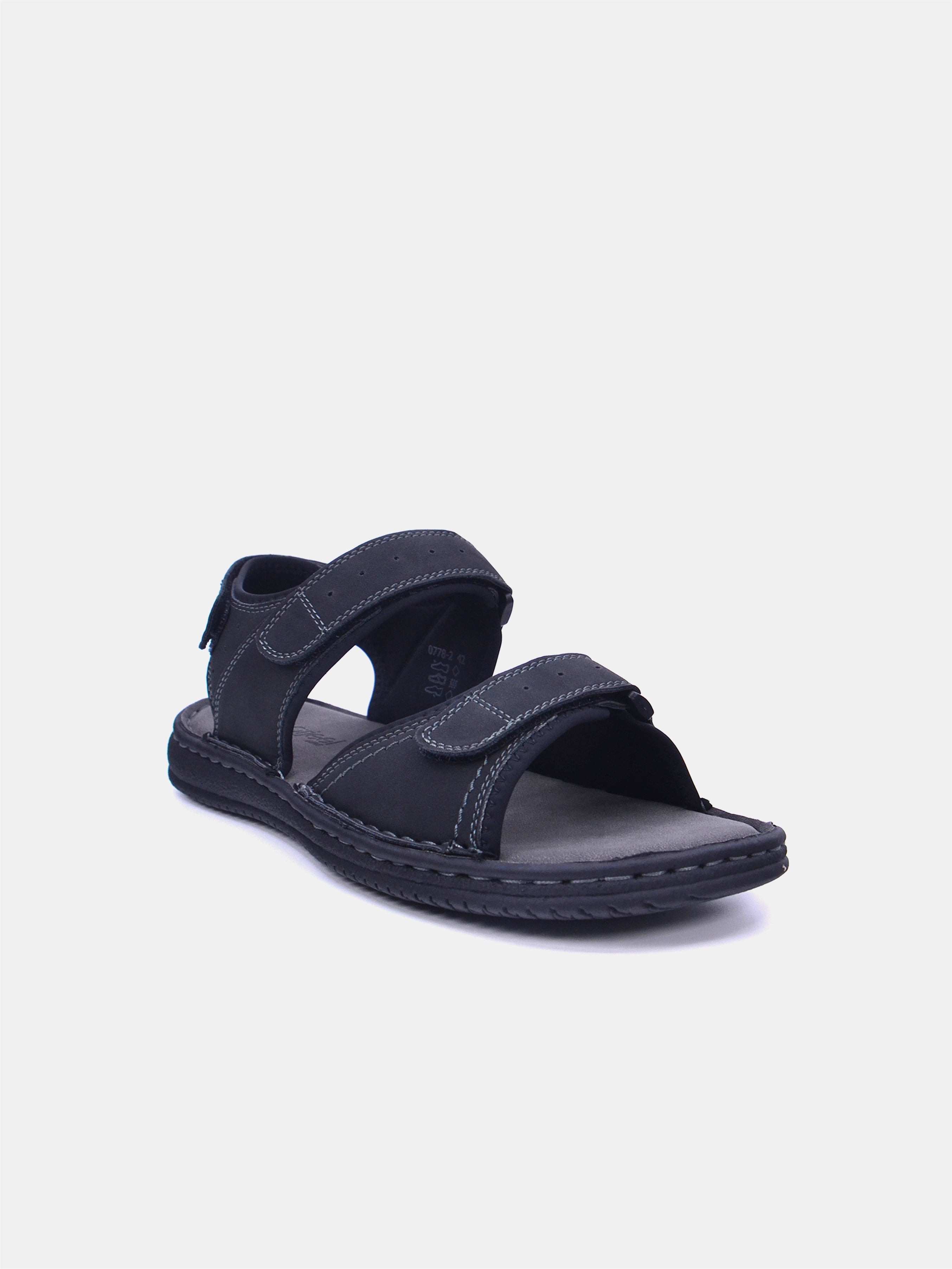 Barjeel Uno 0778-2 Men Casual Sandals #color_Black