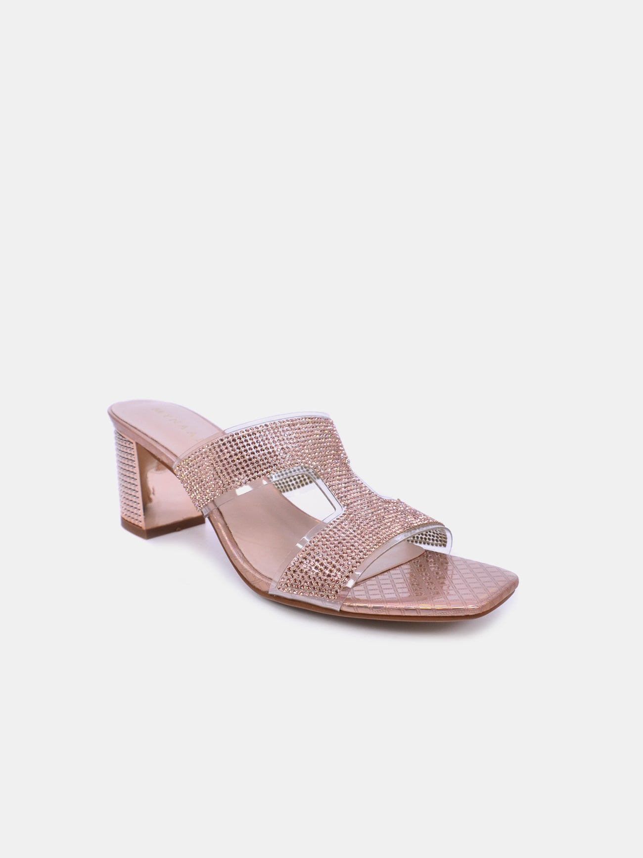 Mynaal Veda Women's Block Heel Sandals #color_Beige