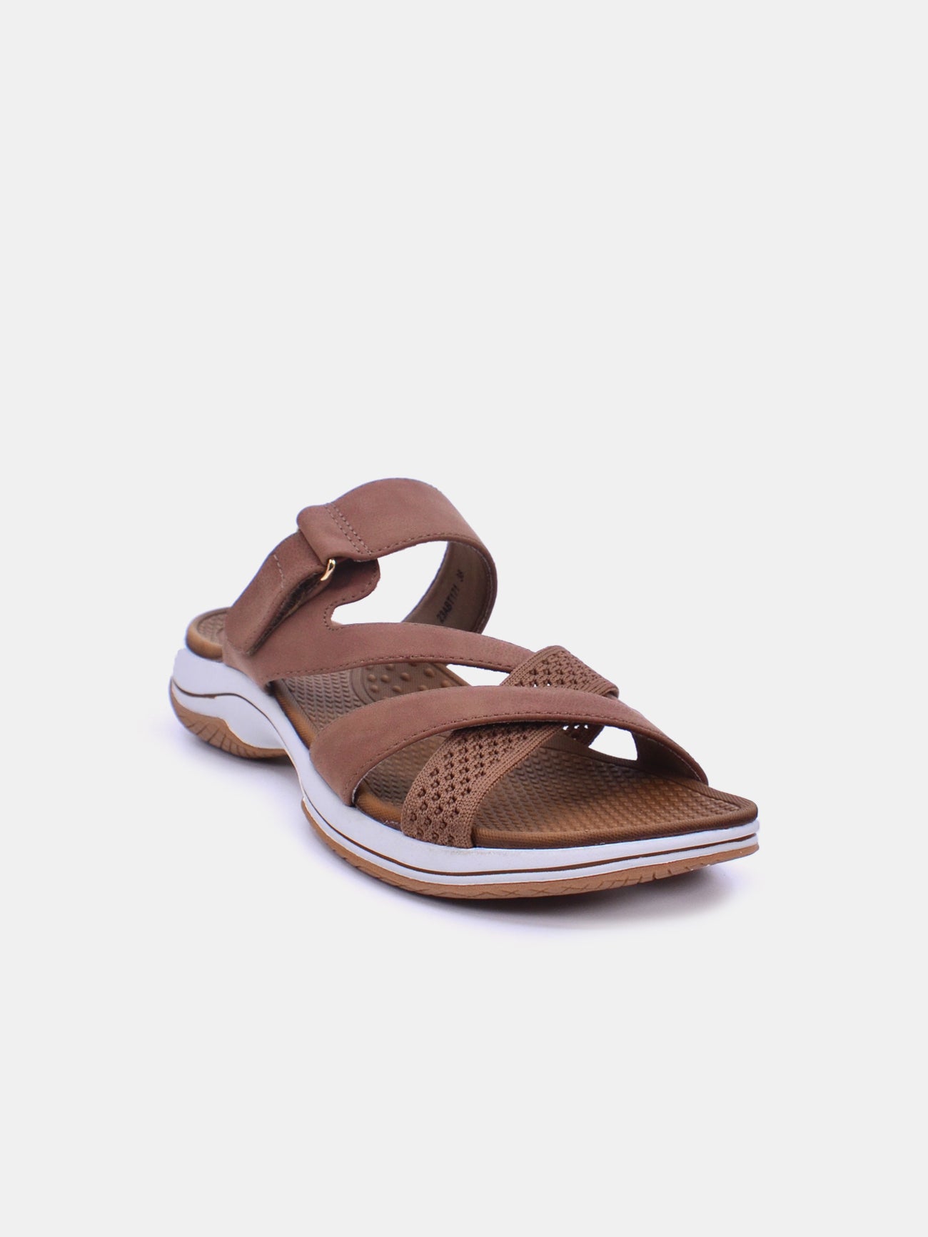 Mynaal Solara Women's Flat Sandals #color_Brown