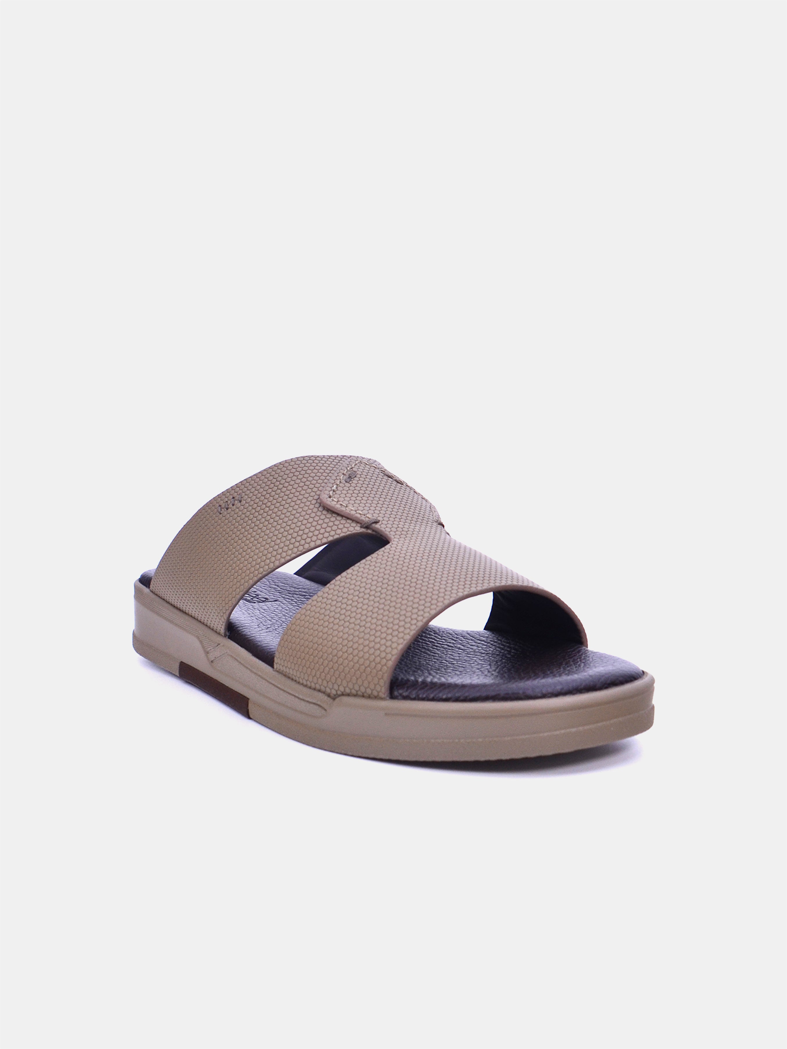 Barjeel Uno MSA134 Men Arabic Sandals #color_Beige