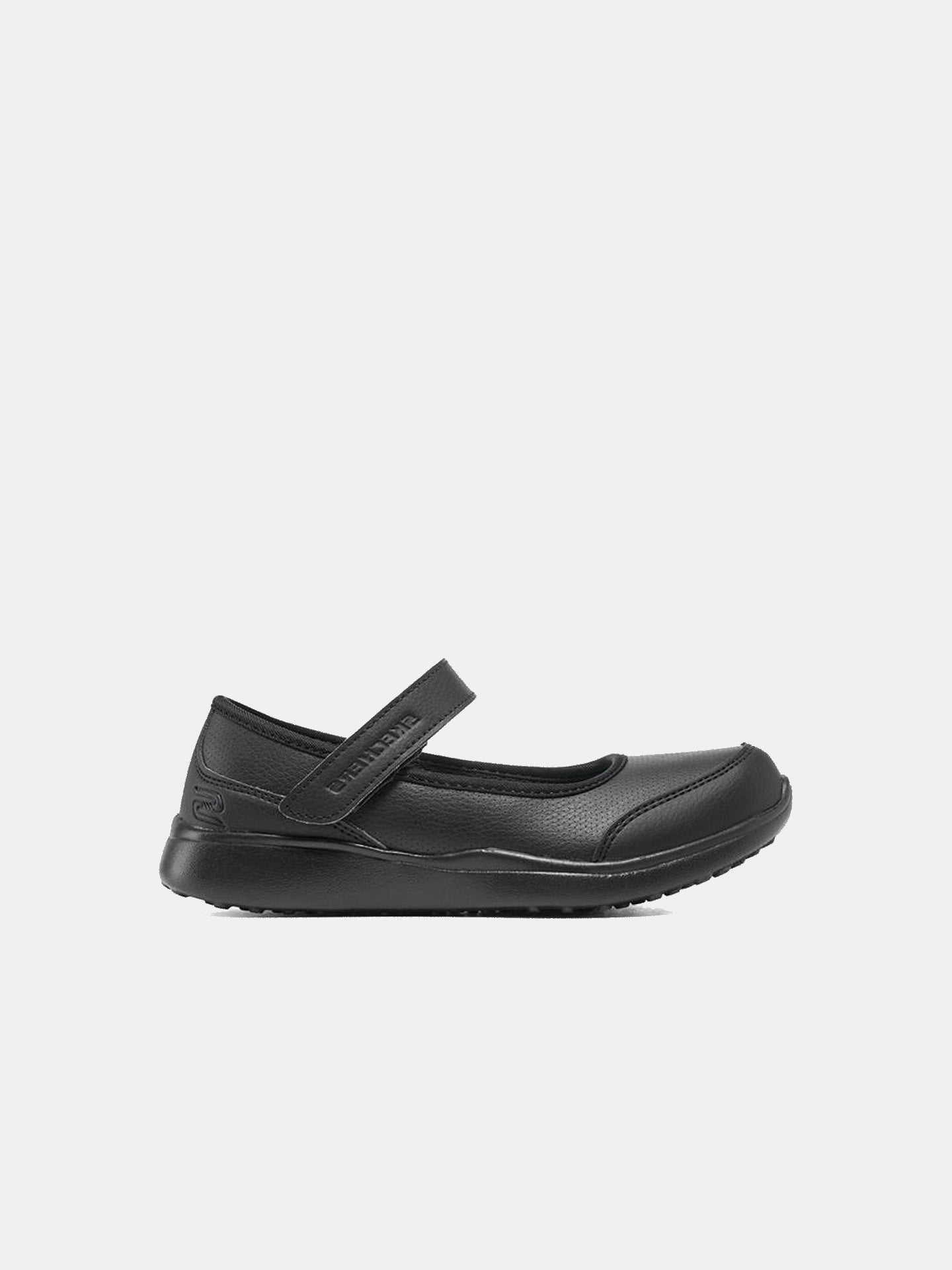 Skechers Girls Microstrides - Class Spirit School Shoes #color_Black