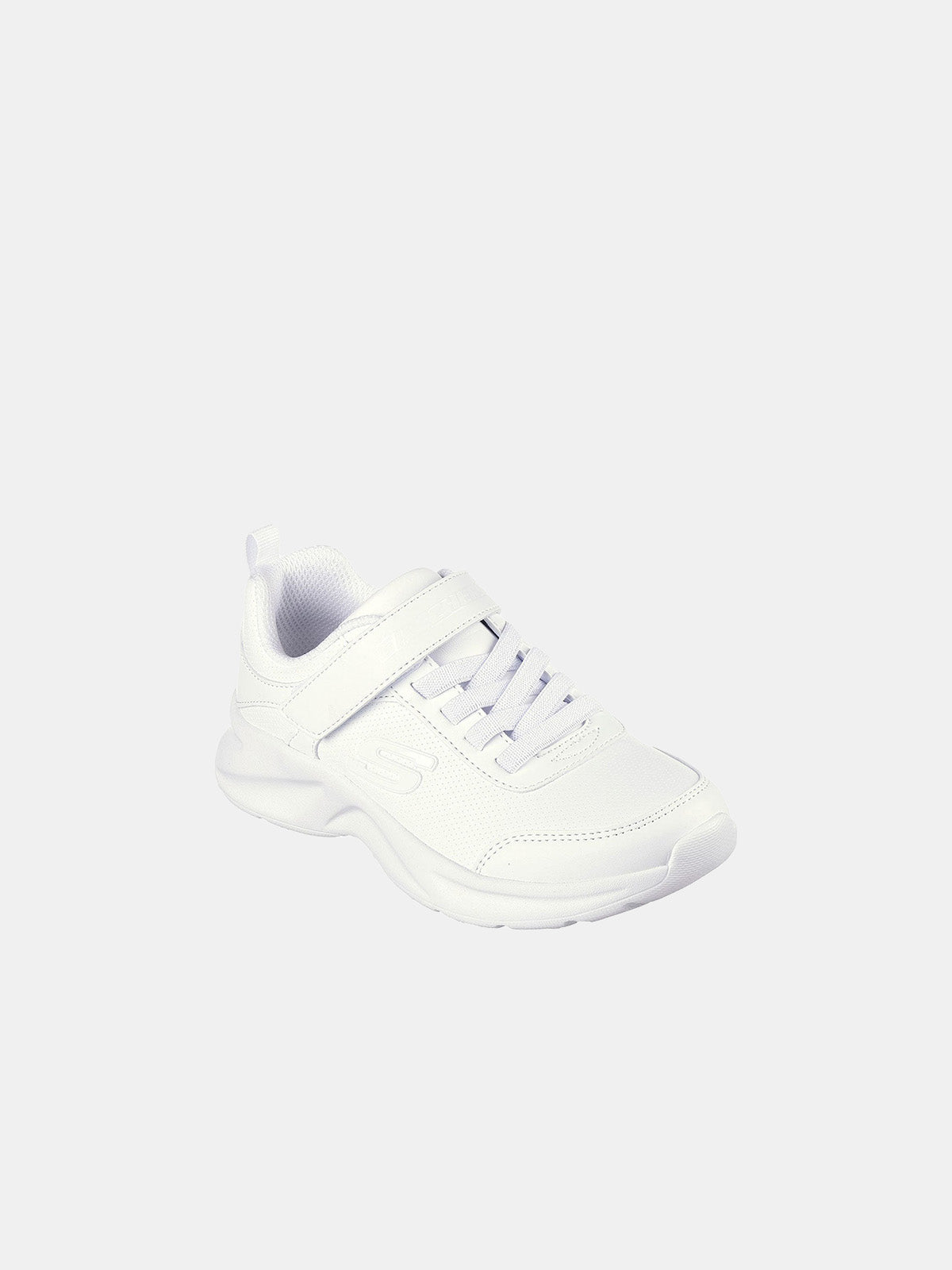 Skechers Dynamatic Unisex School Shoes #color_White