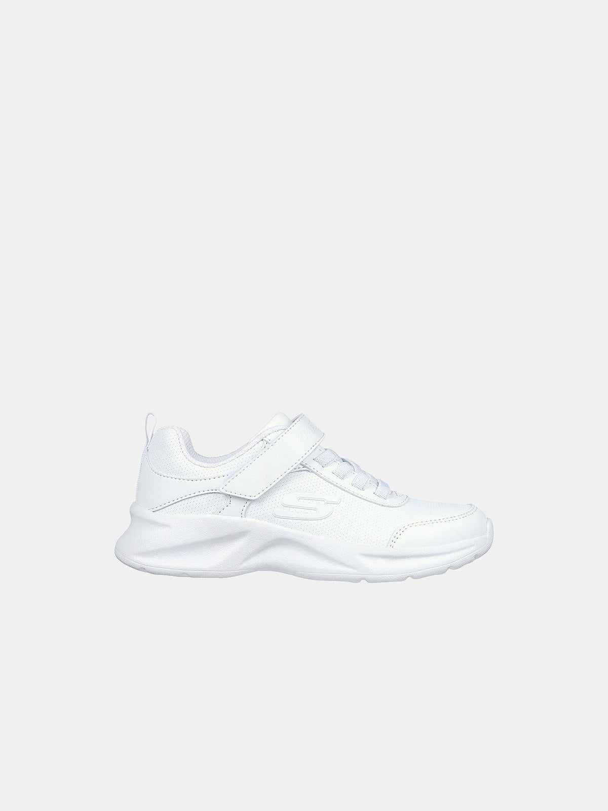Skechers Dynamatic Unisex School Shoes #color_White